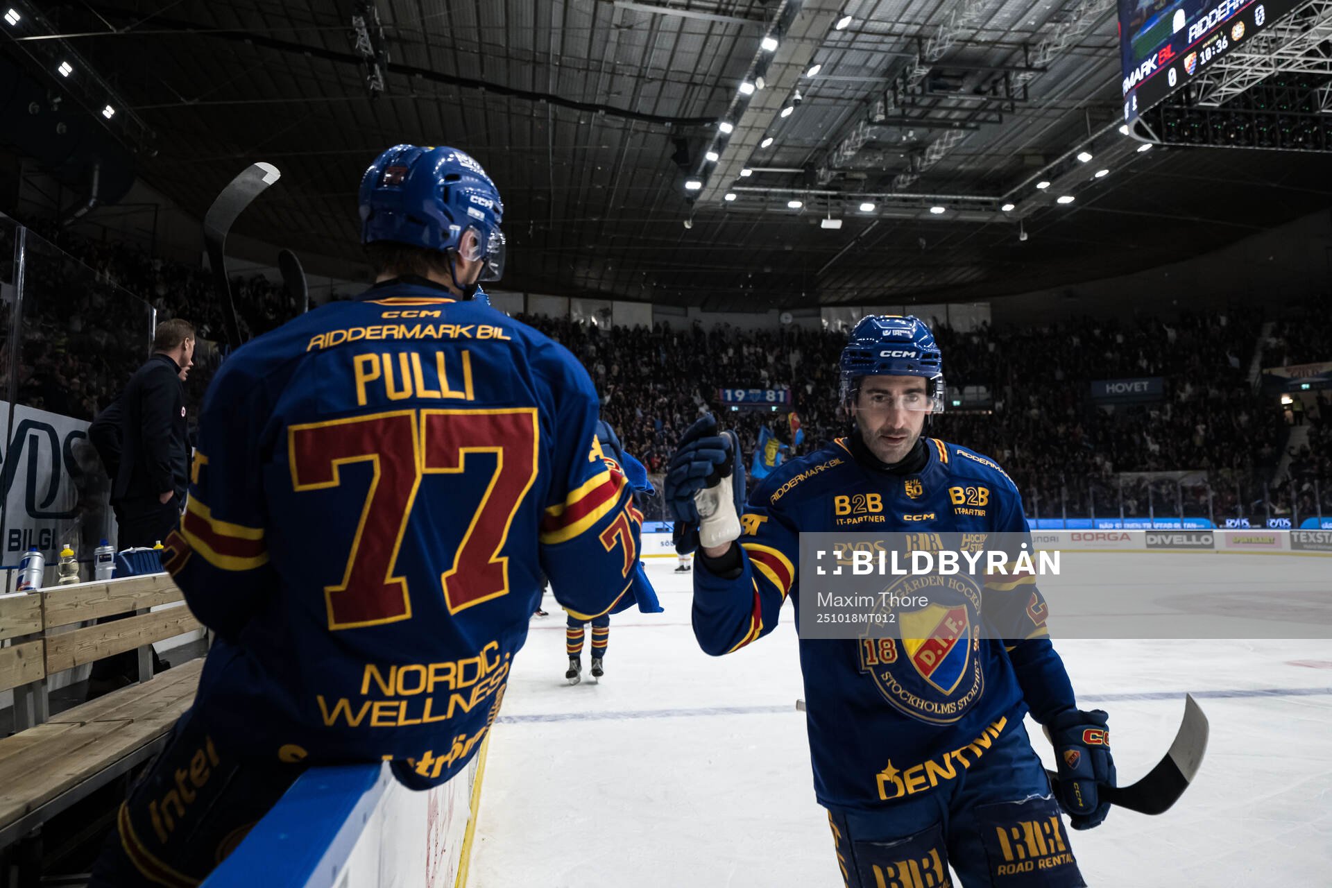 Djurgårdens Joseph Laleggia jublar