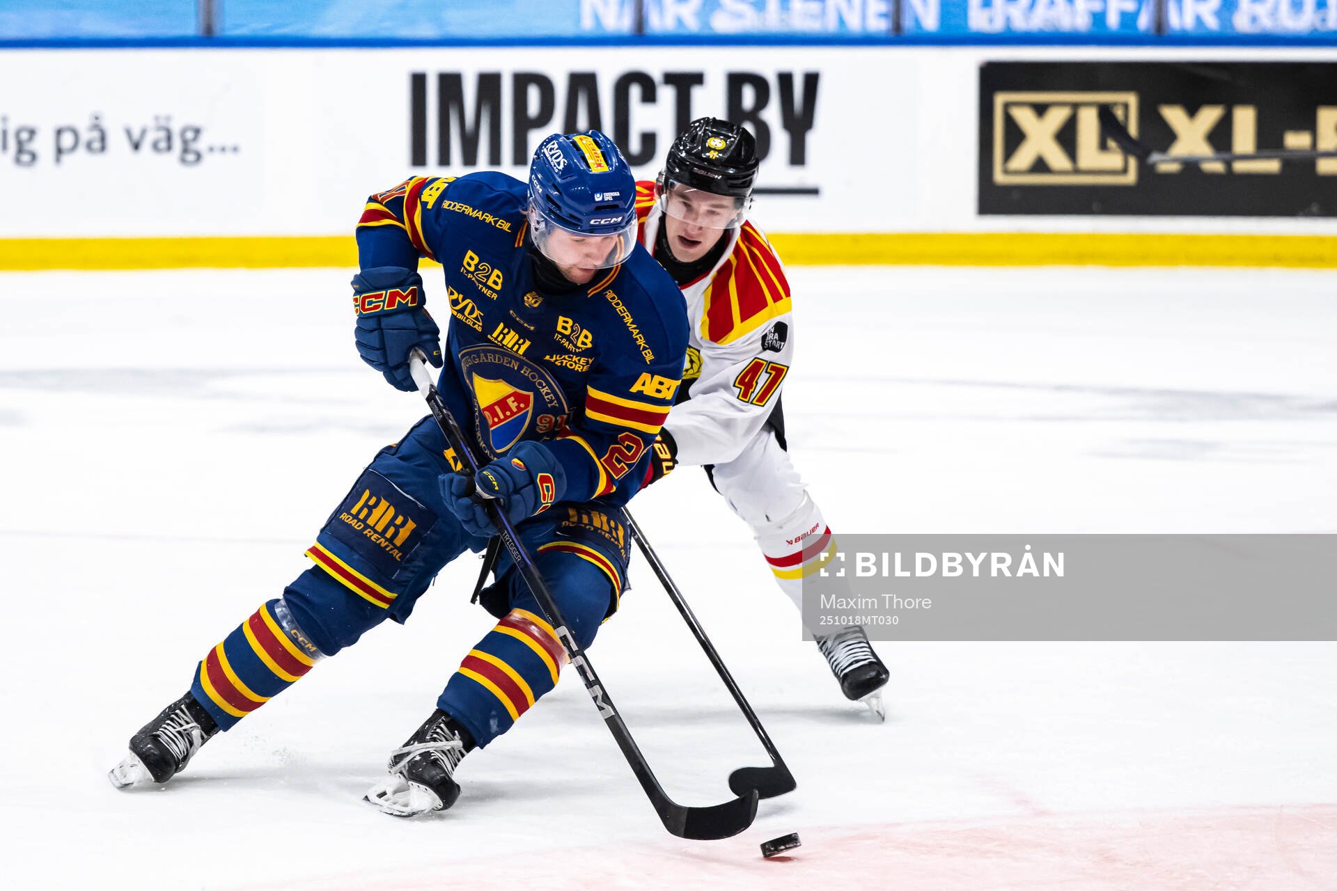 Brynäs Lucas Pettersson och Djurgårdens Mathias Emilio