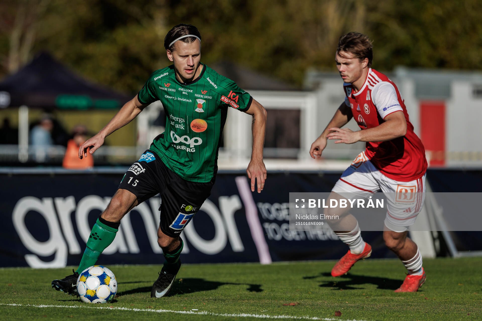 Varbergs Jesper Jonasson Westermark och Sandvikens IFs