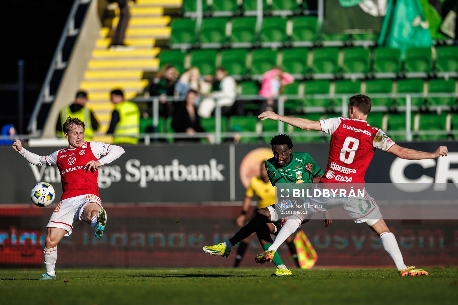 Sandvikens IFs Victor Backman och Daniel Söderberg och