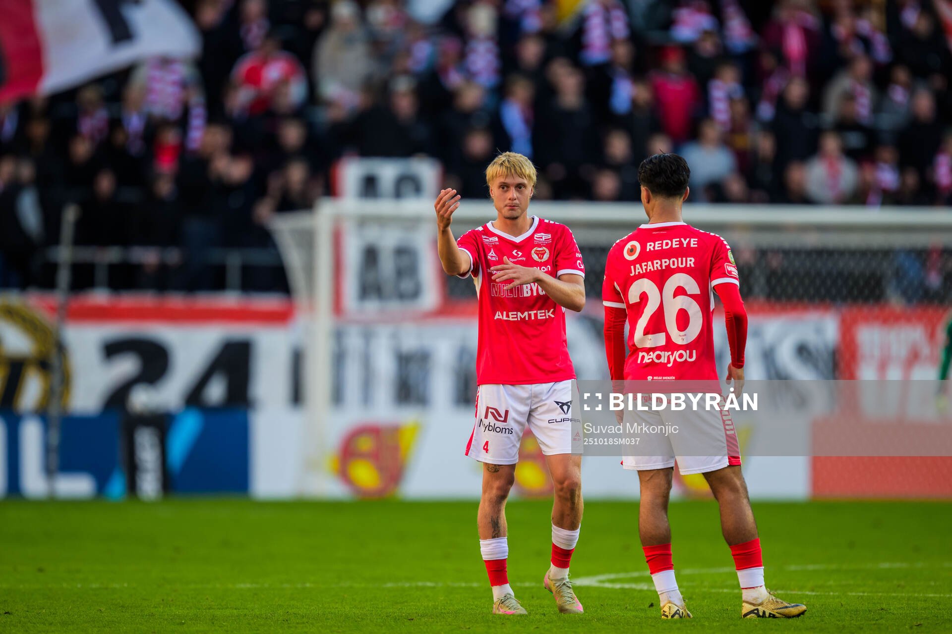Kalmars Rony Jansson och Arash Motaraghebjafarpour