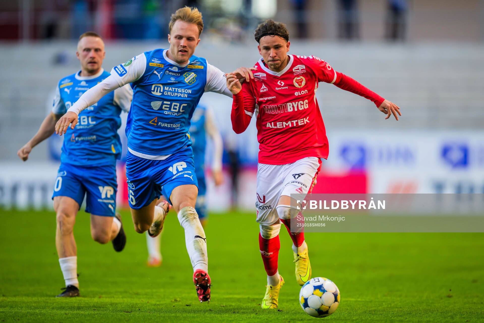 Oddevolds Gabriel Sandberg och Kalmars Tomas Kalinauskas