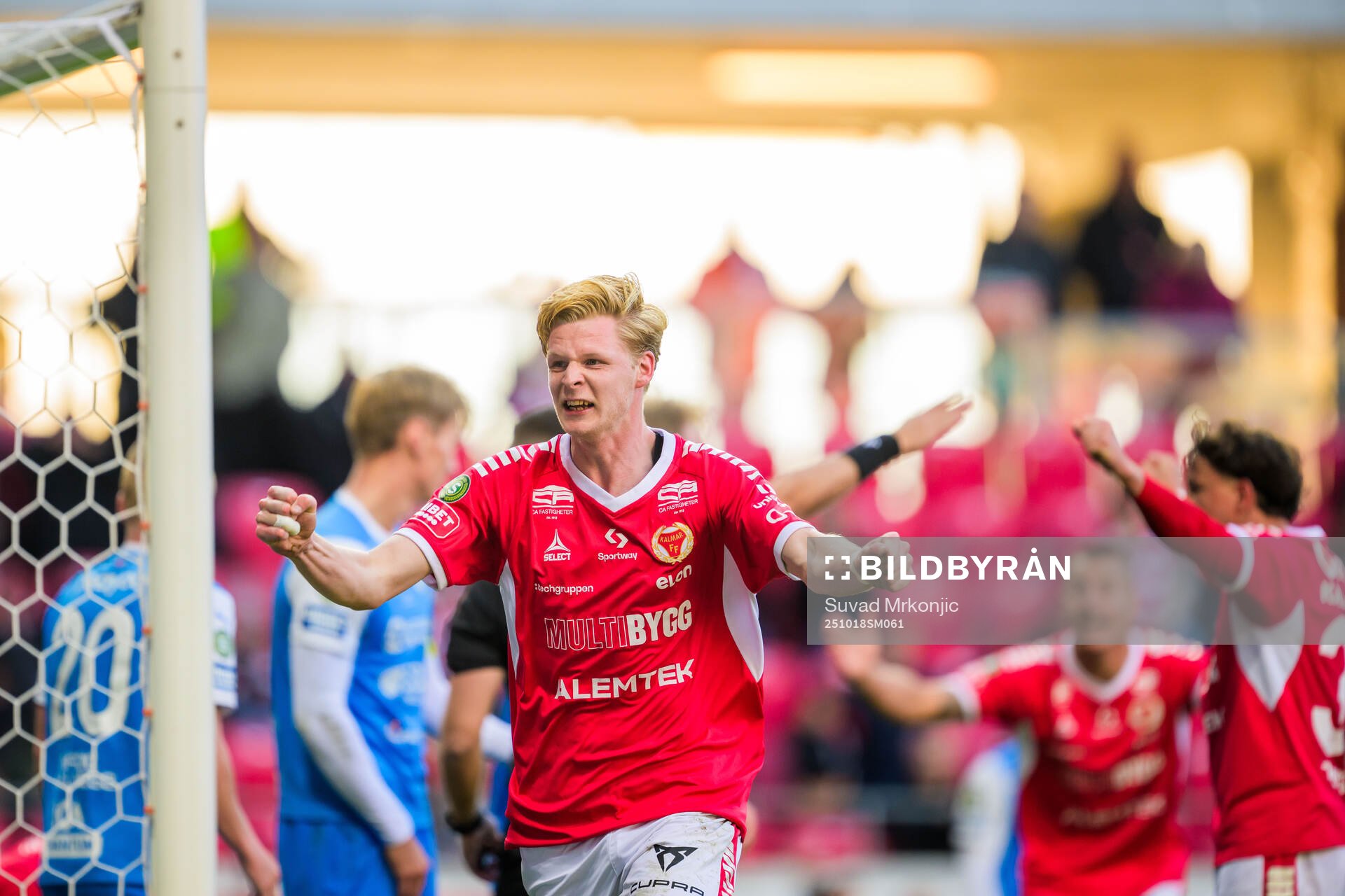 Kalmars Malcolm Stolt jublar