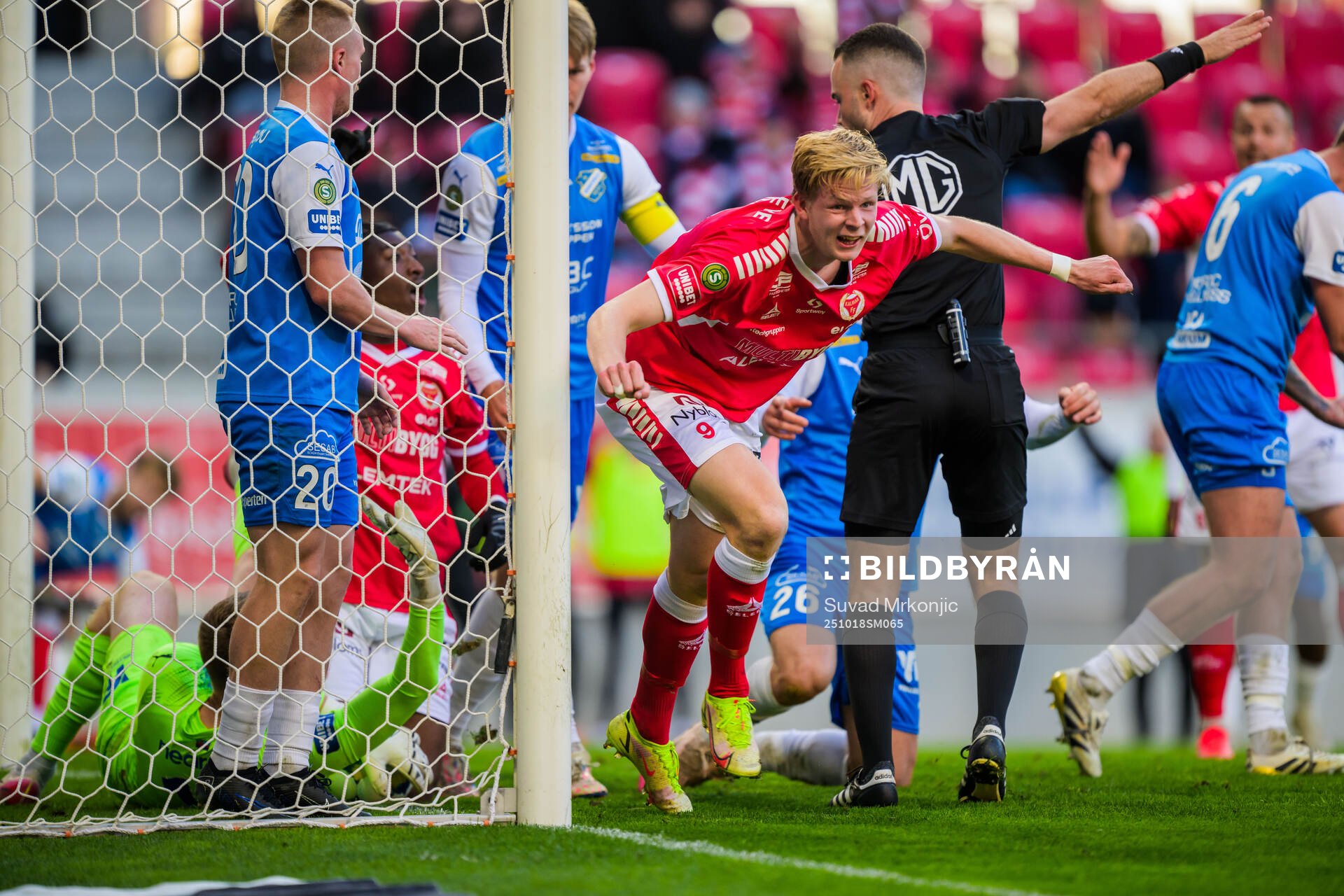 Kalmars Malcolm Stolt jublar
