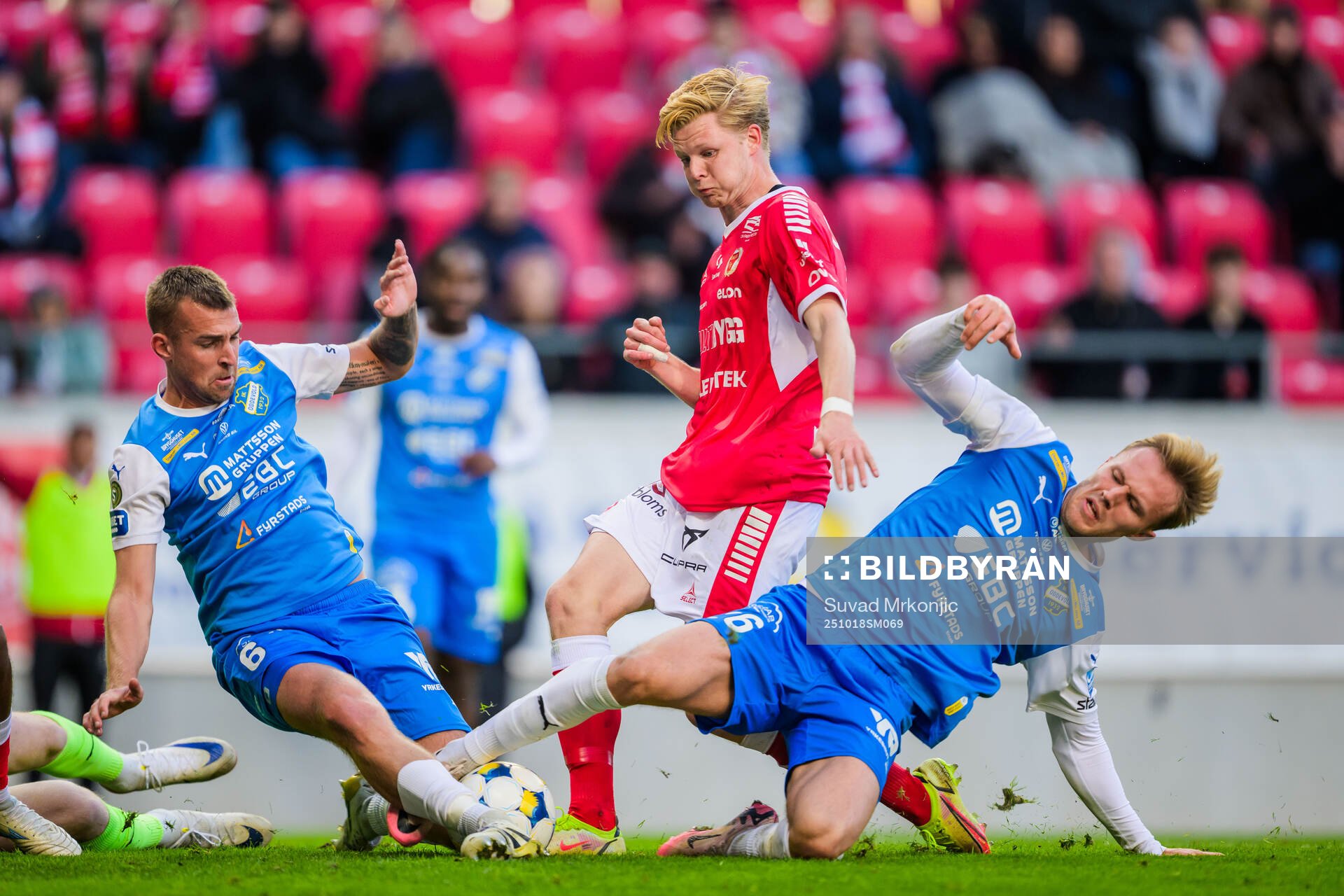 Oddevolds Jesper Merbom Adolfsson och Kalmars Malcolm Stolt