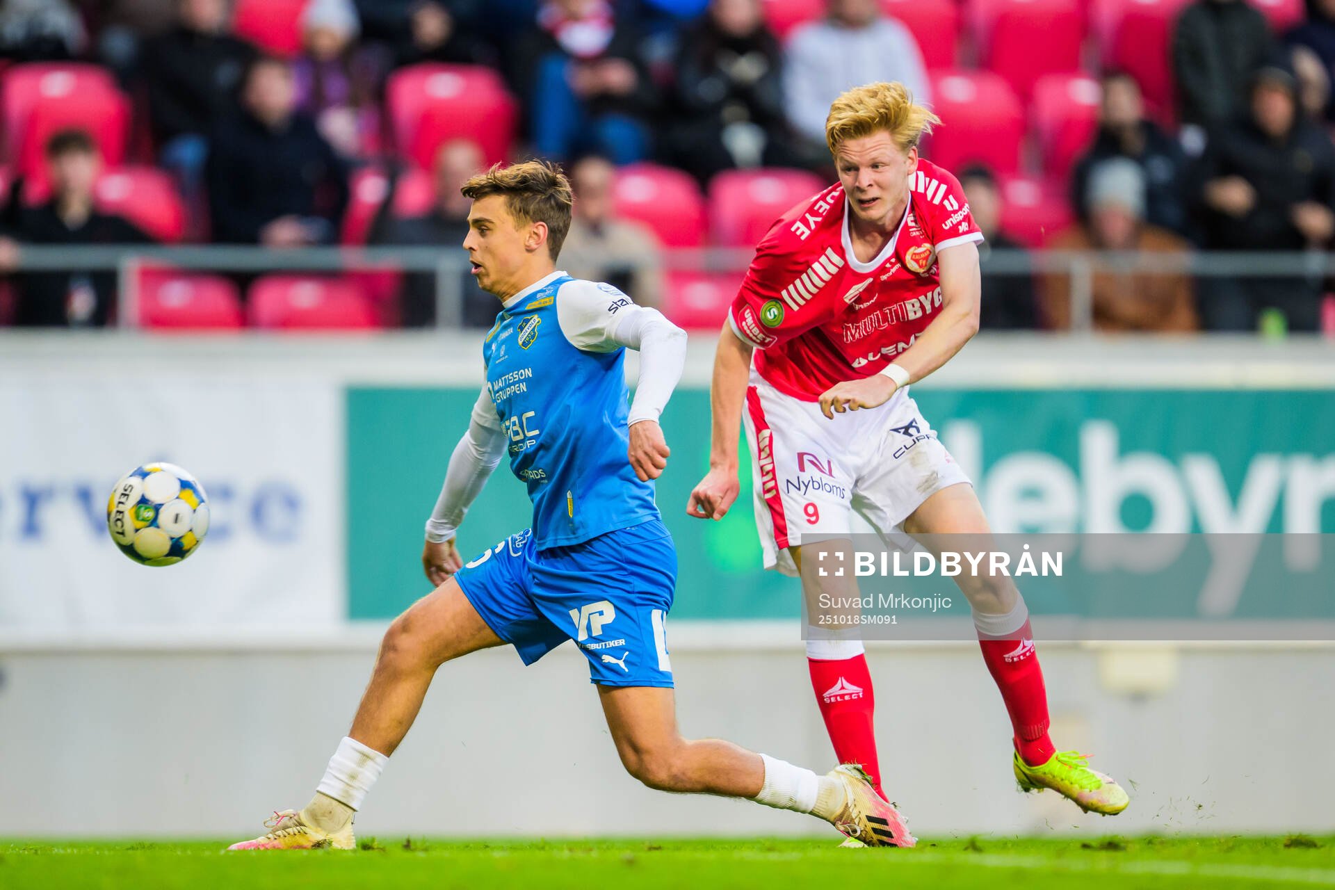 Oddevolds Emir Derviskadic och Kalmars Malcolm Stolt