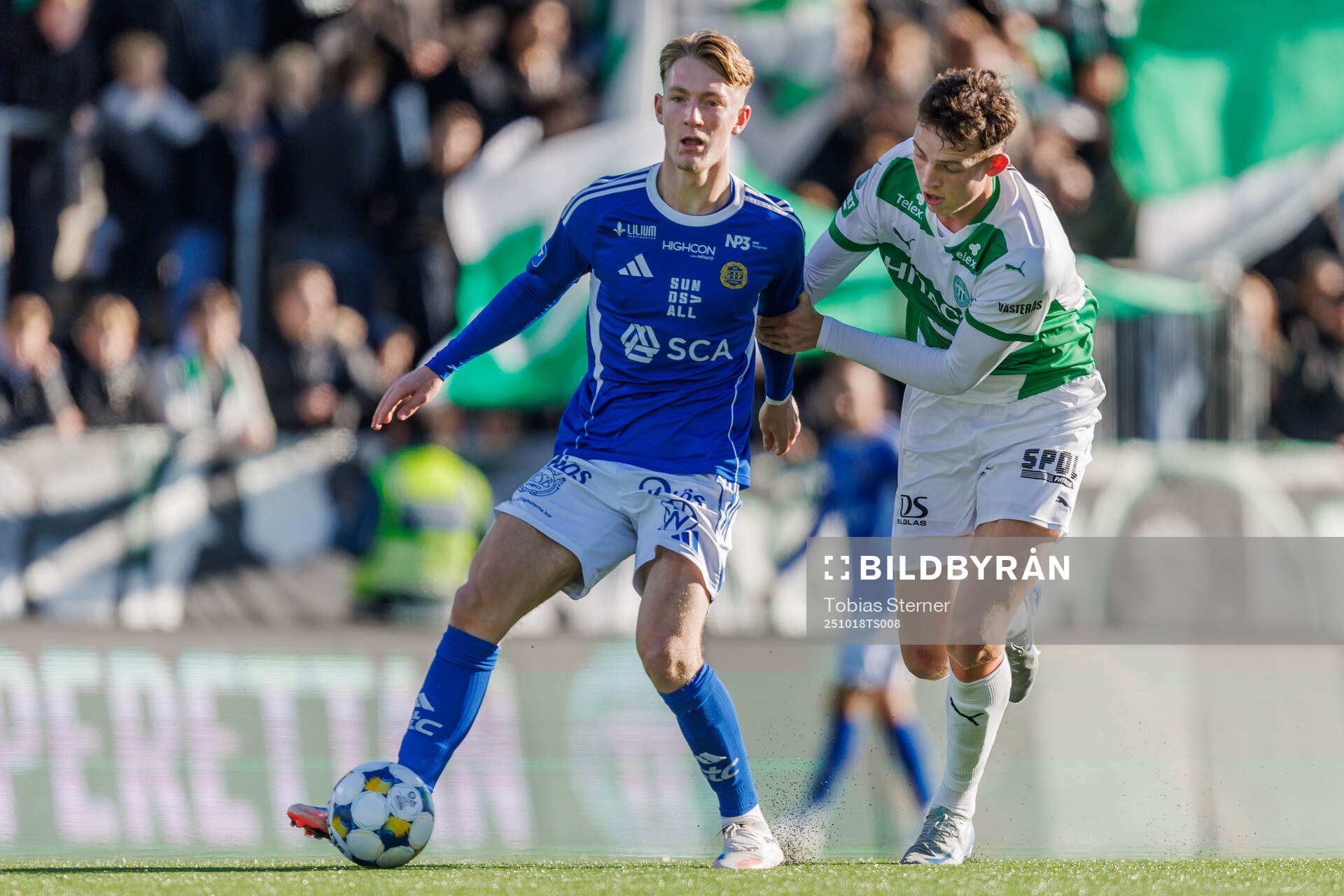 GIF Sundsvalls Hugo Aviander och Västerås Mikkel Ladefoged
