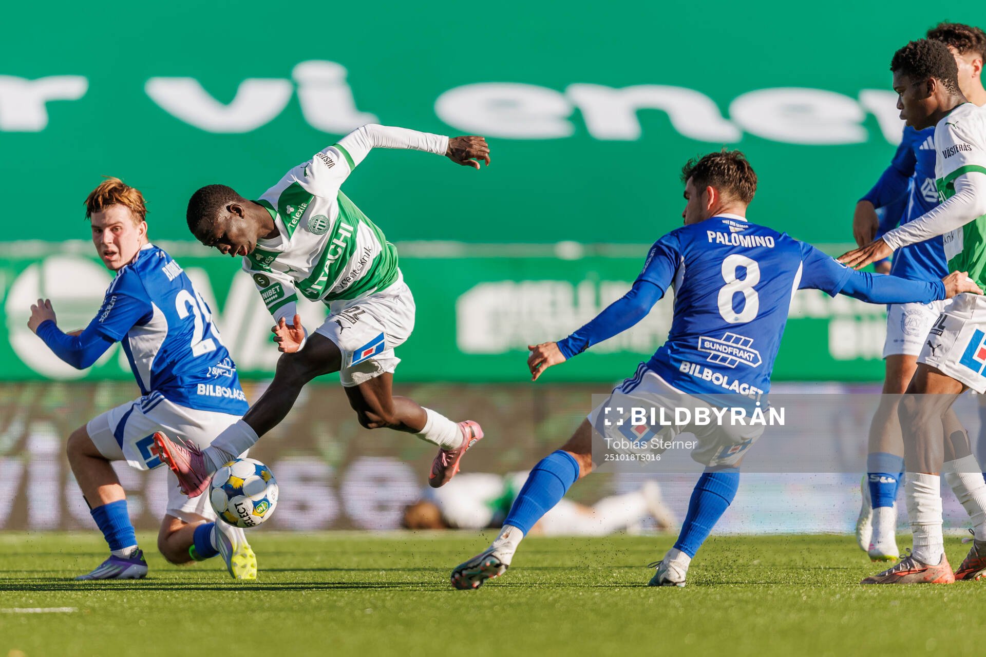 GIF Sundsvalls Jeremiah Björnler och Marcelo Palomino och
