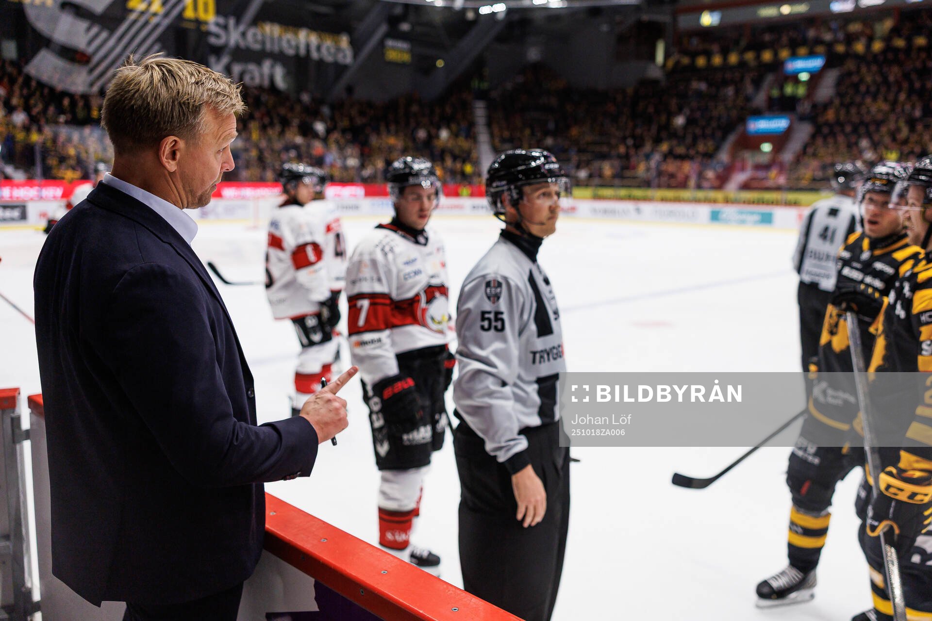 Malmö Redhawks assisterande tränare Bert Robertsson i