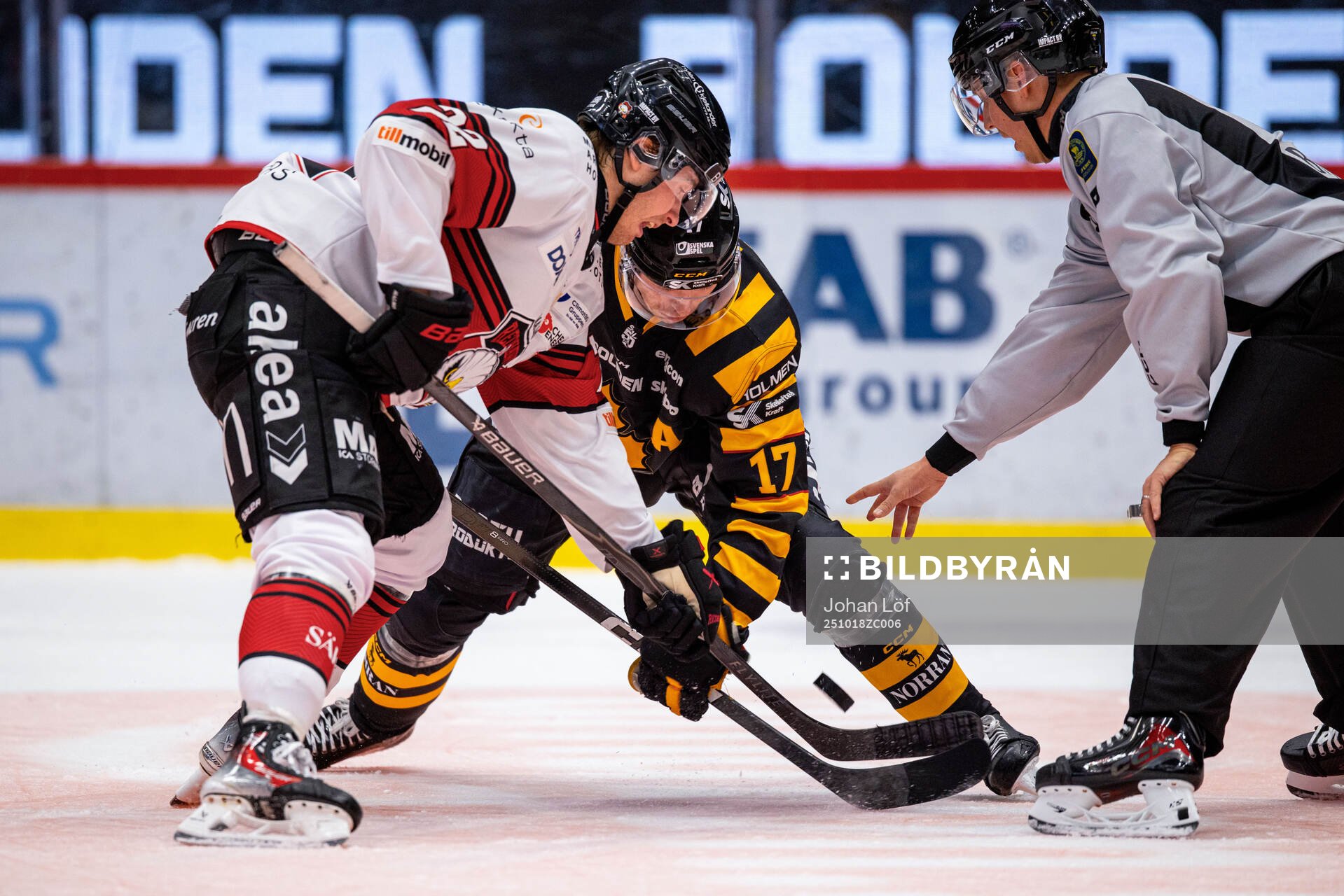 Malmö Redhawks Janne Kuokkanen och Skellefteås Pär