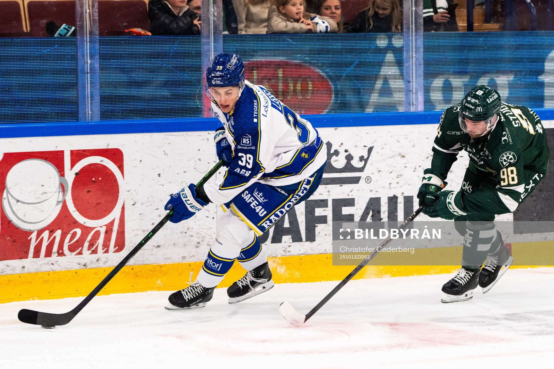 Leksands August Lissel och Färjestads Marian Studenic