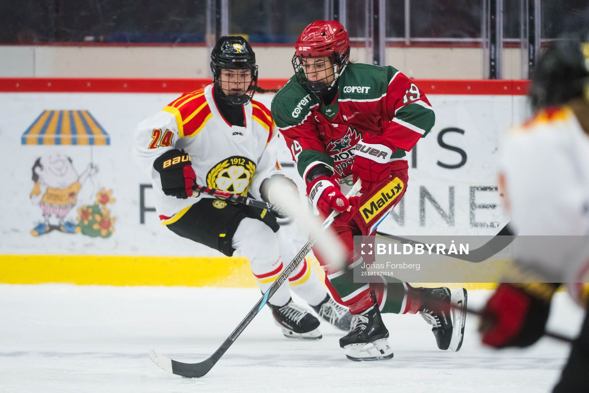 Modos Justine Leanne Reyes och Brynäs Sara Cajanova