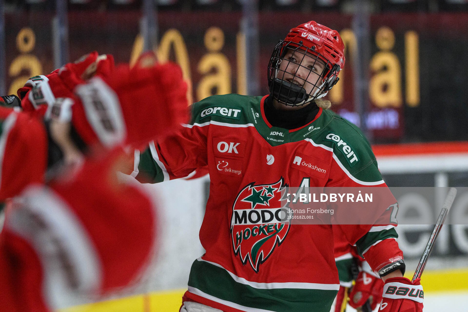 Modos Ebba Hedqvist jublar