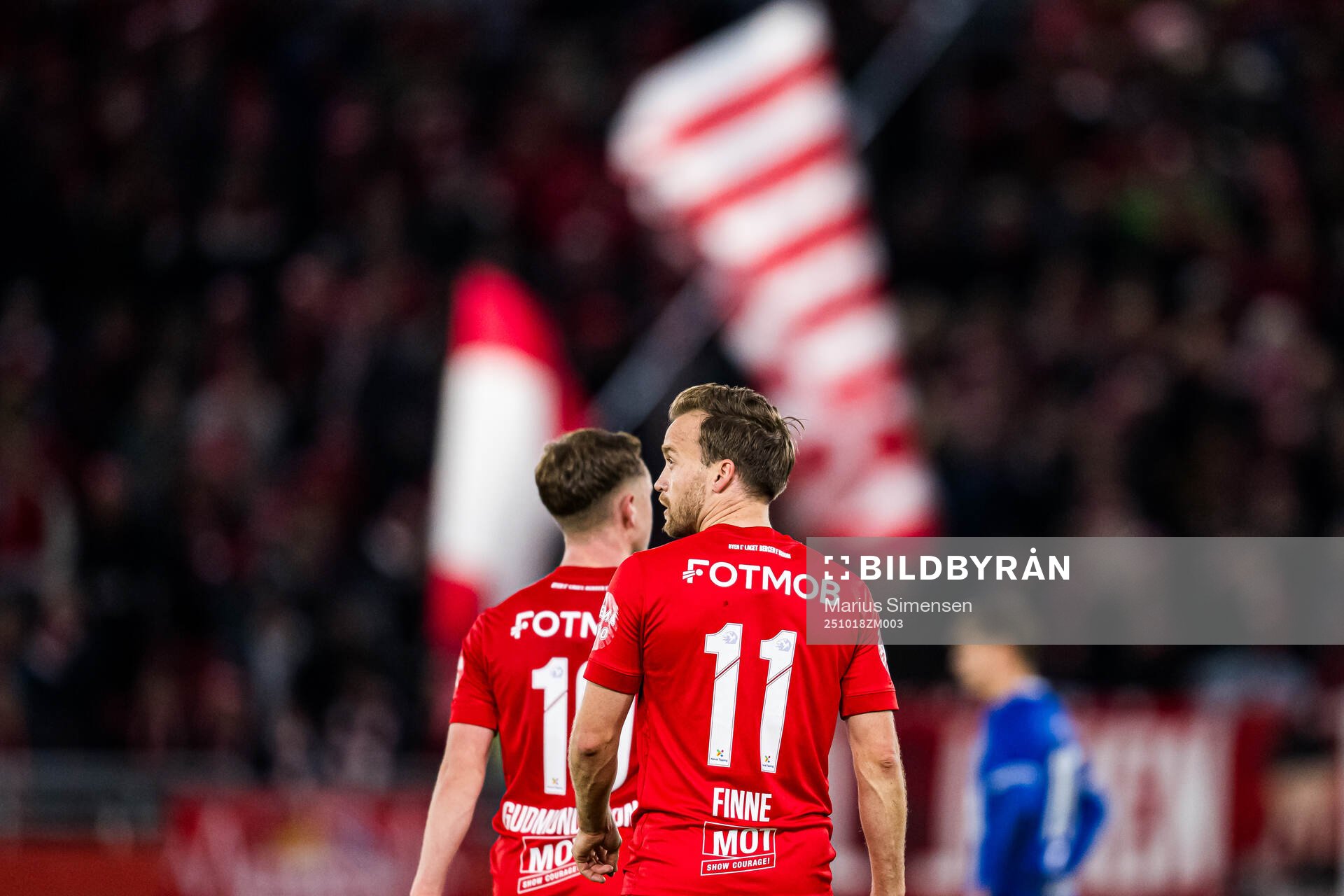 Bård Finne of Brann celebrates