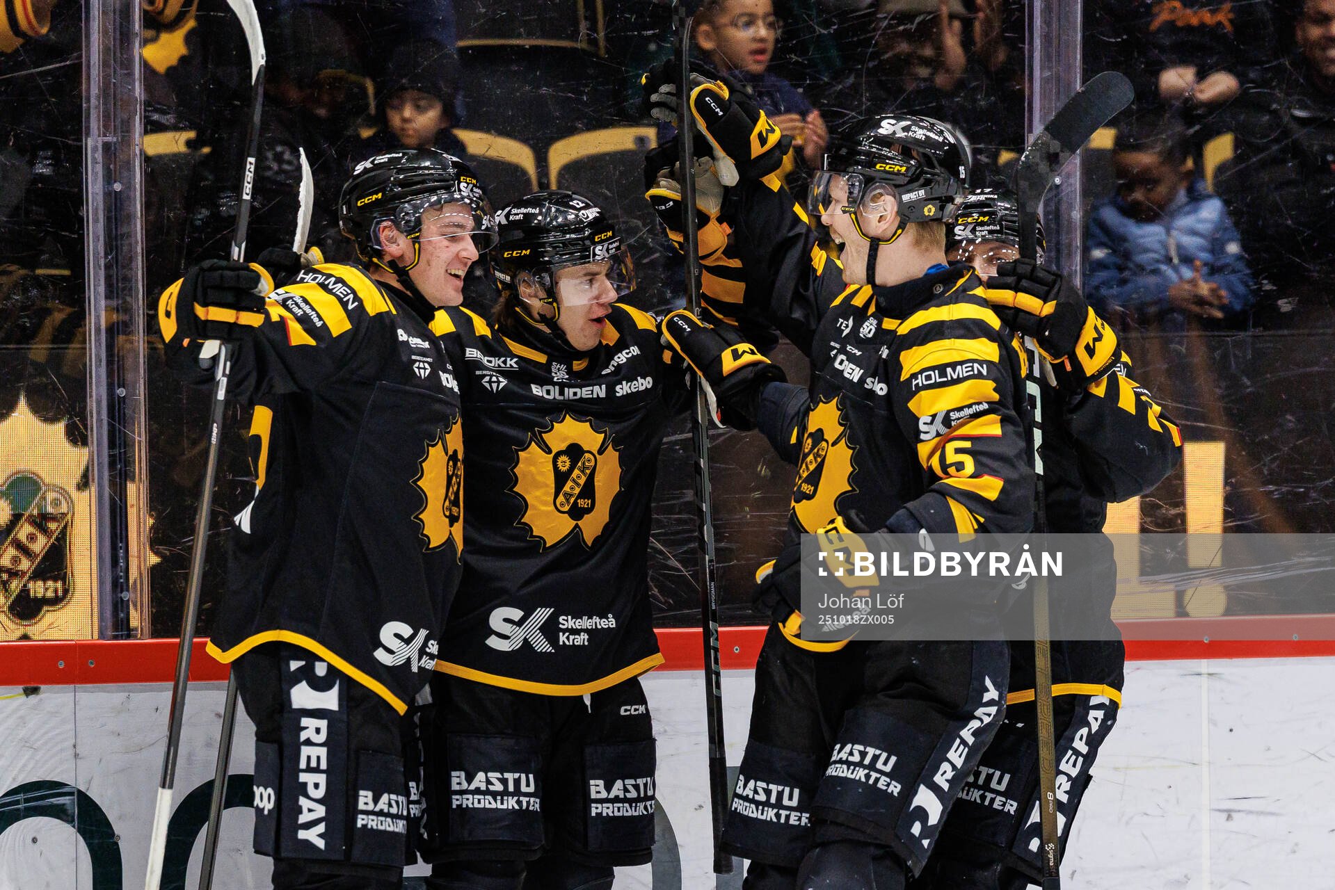 Skellefteås Valter Lindberg jublar