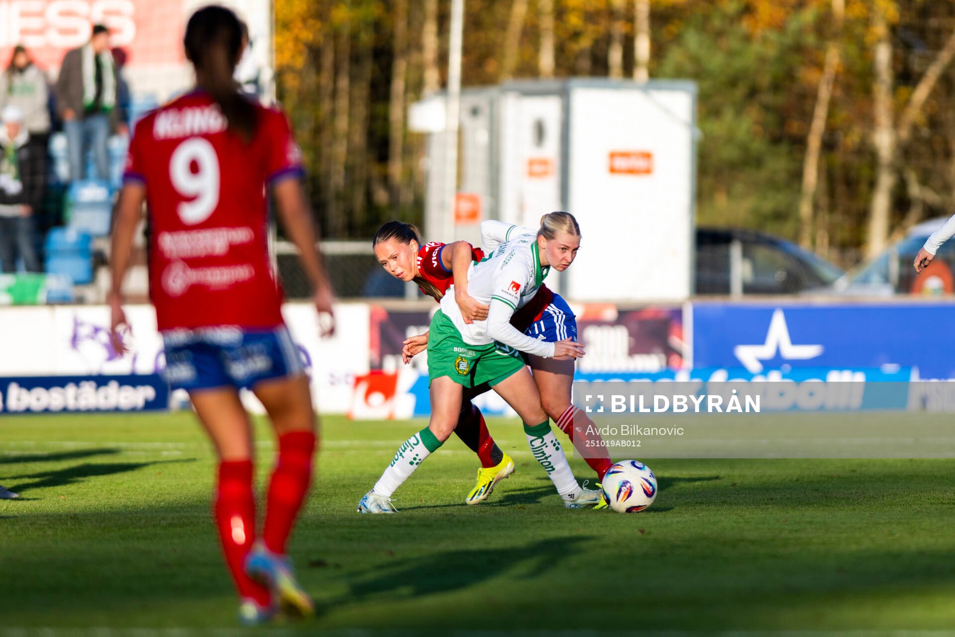 Vittsjös Hanna Ekengren och Hammarbys Emilie Joramo