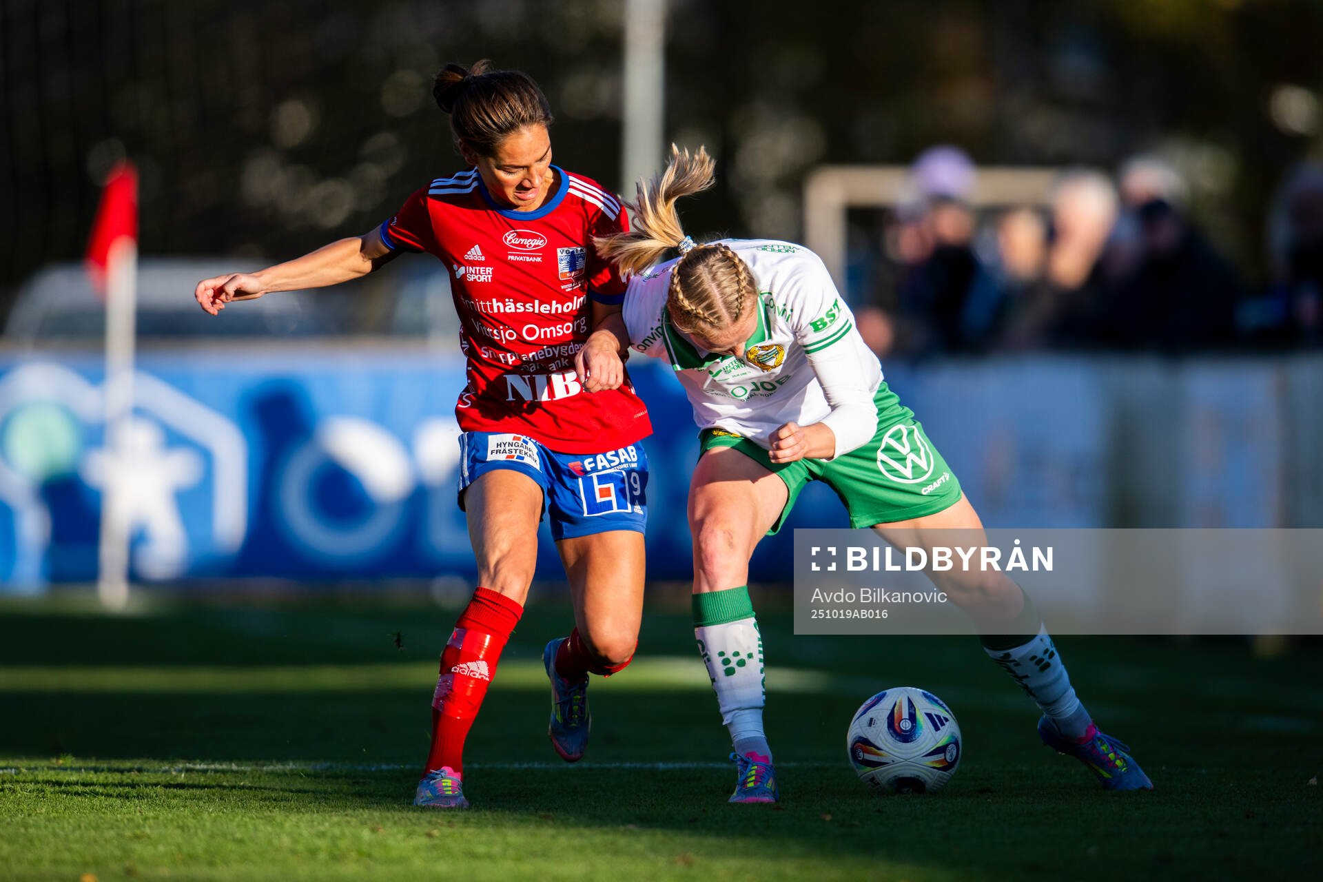 Vittsjös Elisabet Klinga och Hammarbys Ellen Wangerheim
