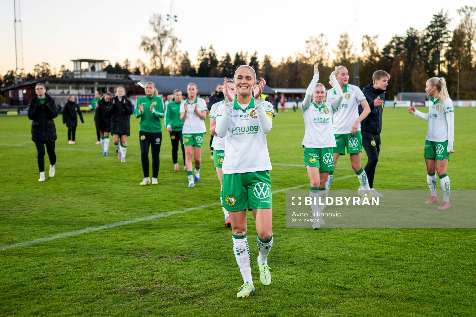 Hammarbys Alice Carlsson jublar