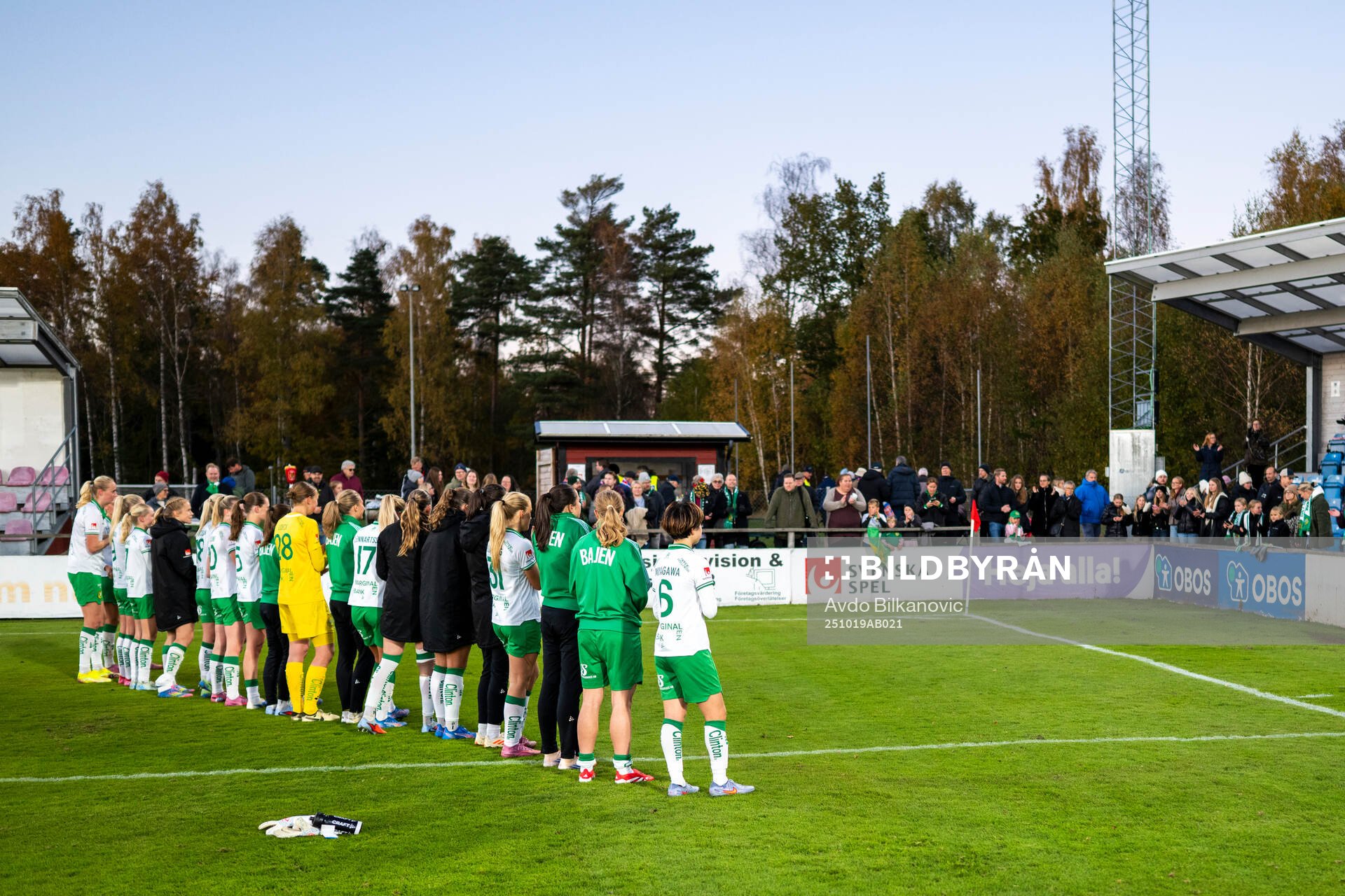 Hammarbys spelare jublar