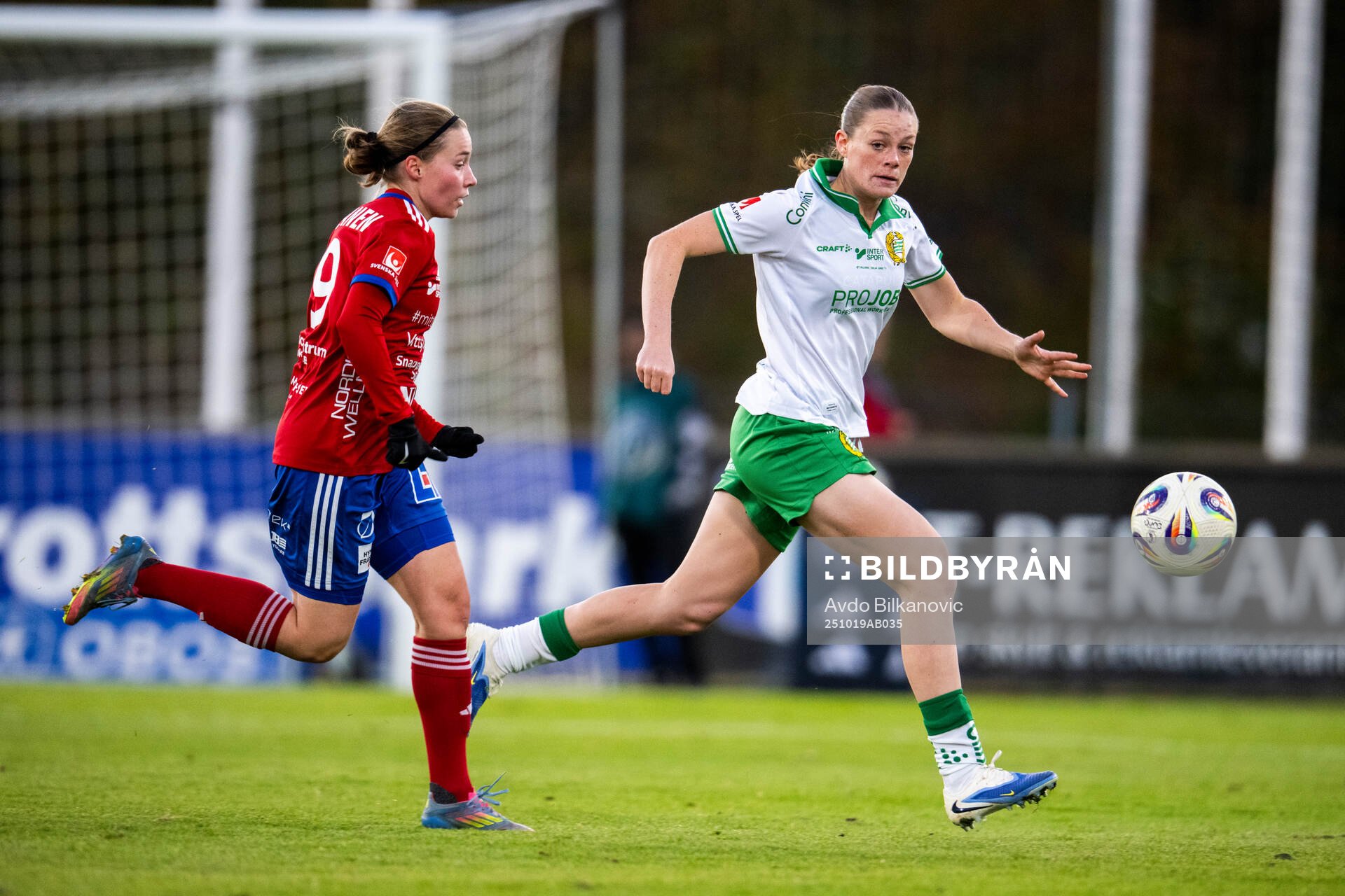 Vittsjös Elisabet Klinga jagar Hammarbys Sofia Reidy