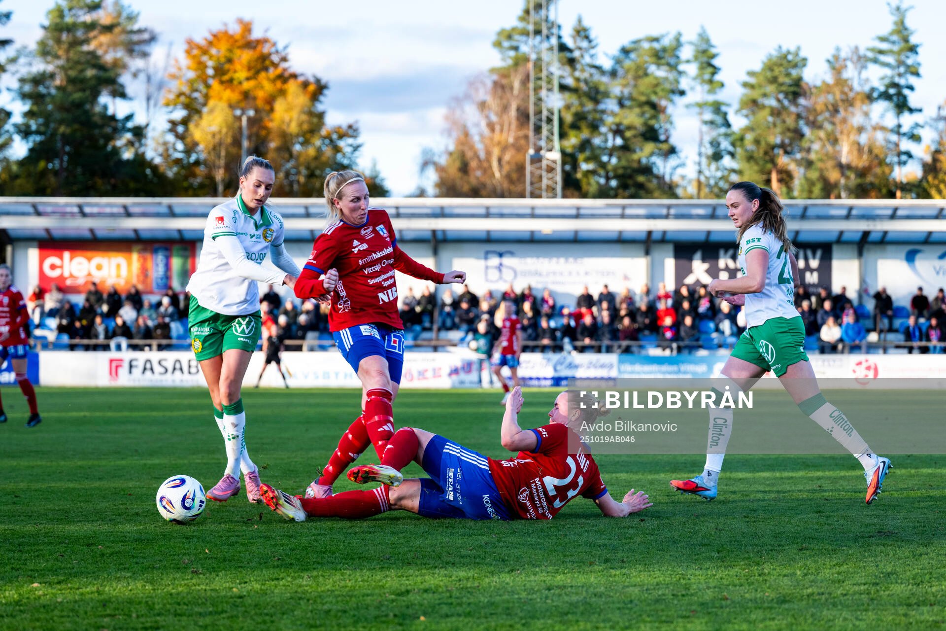 Vittsjös Sandra Lynnoch Kajsa Lind  mot Hammarbys Ellen