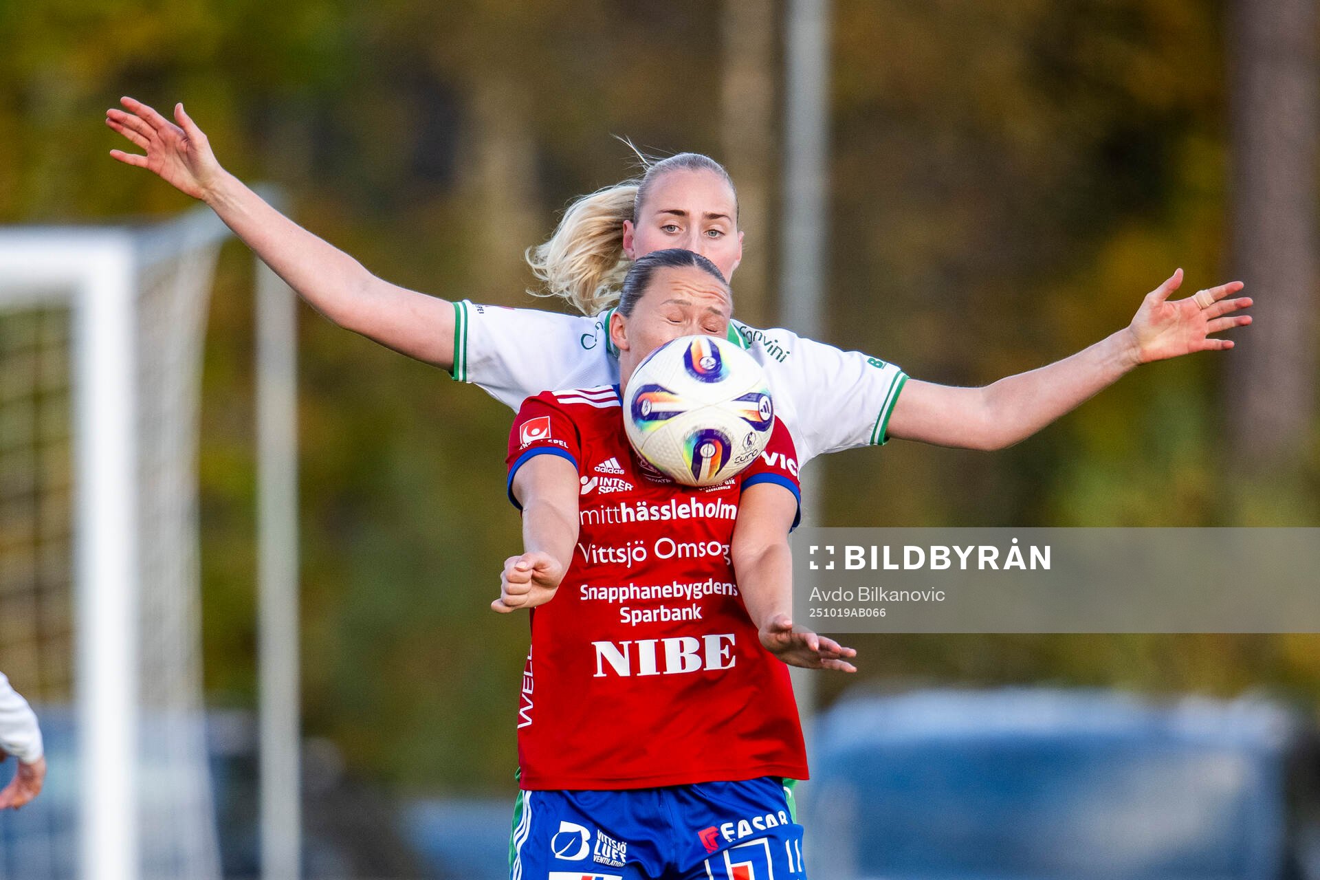 Vittsjös Hanna Ekengren och Hammarbys Emilie Bragstad