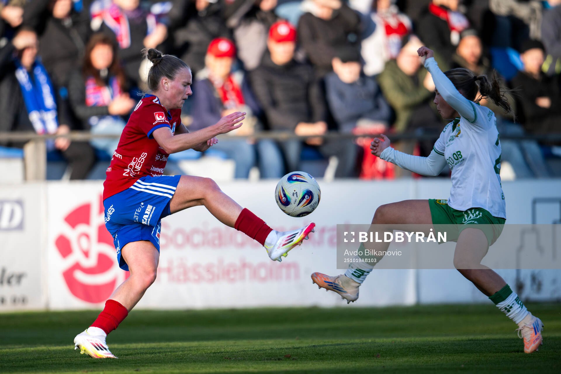 Vittsjös Julia Tunturi och Hammarbys Fanny Peterson