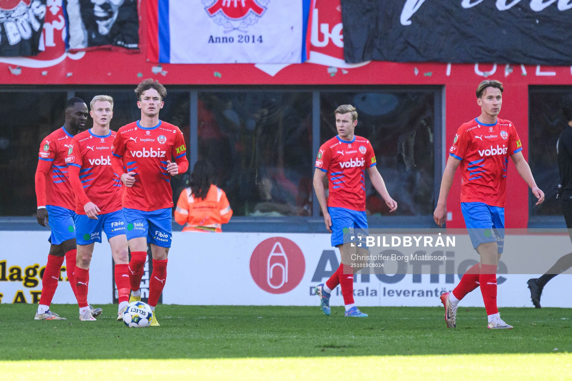 Helsingborgs spelare deppar