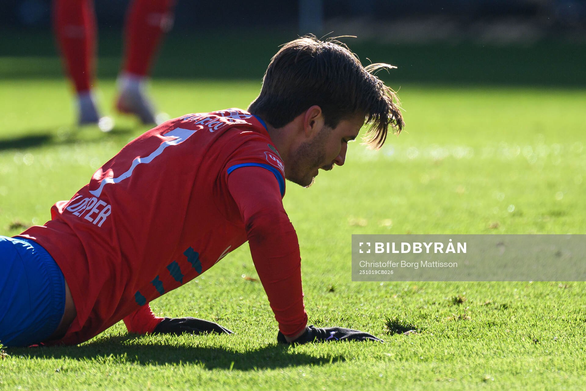 Helsingborgs Wilhelm Loeper deppar