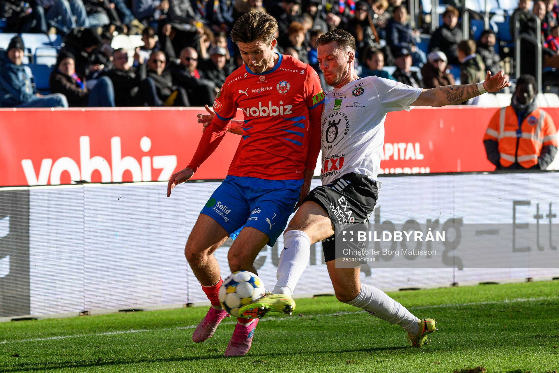 Helsingborgs Wilhelm Loeper och Örebros Samuel Kroon