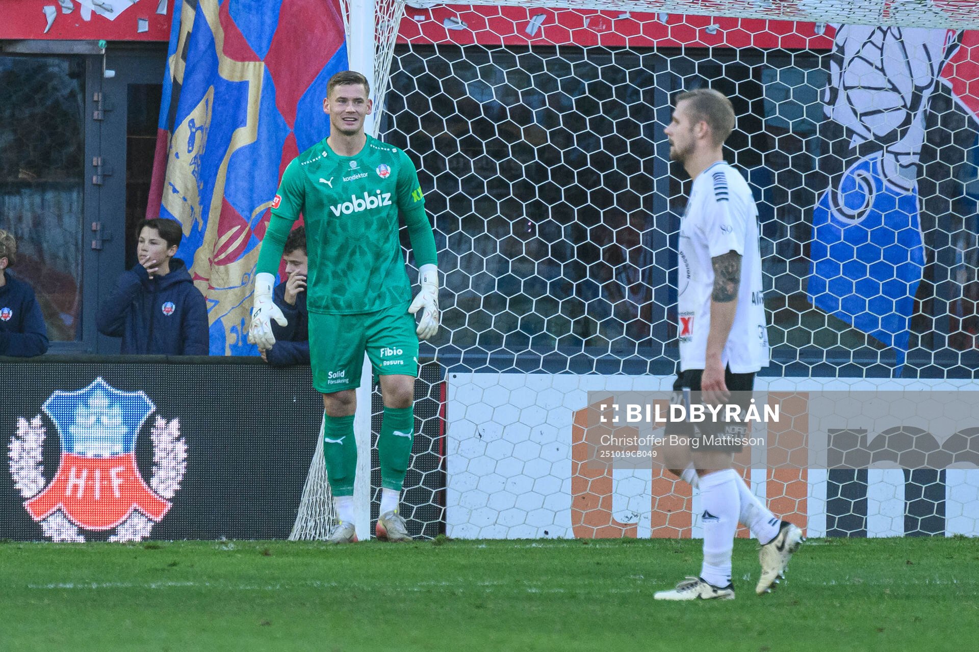 Helsingborgs målvakt Johan Brattberg
