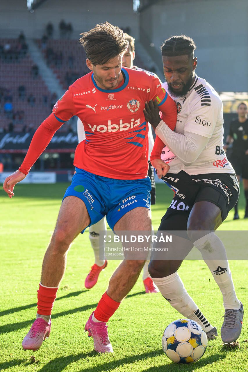 Helsingborgs Wilhelm Loeper och Örebros Joseph Baffoe