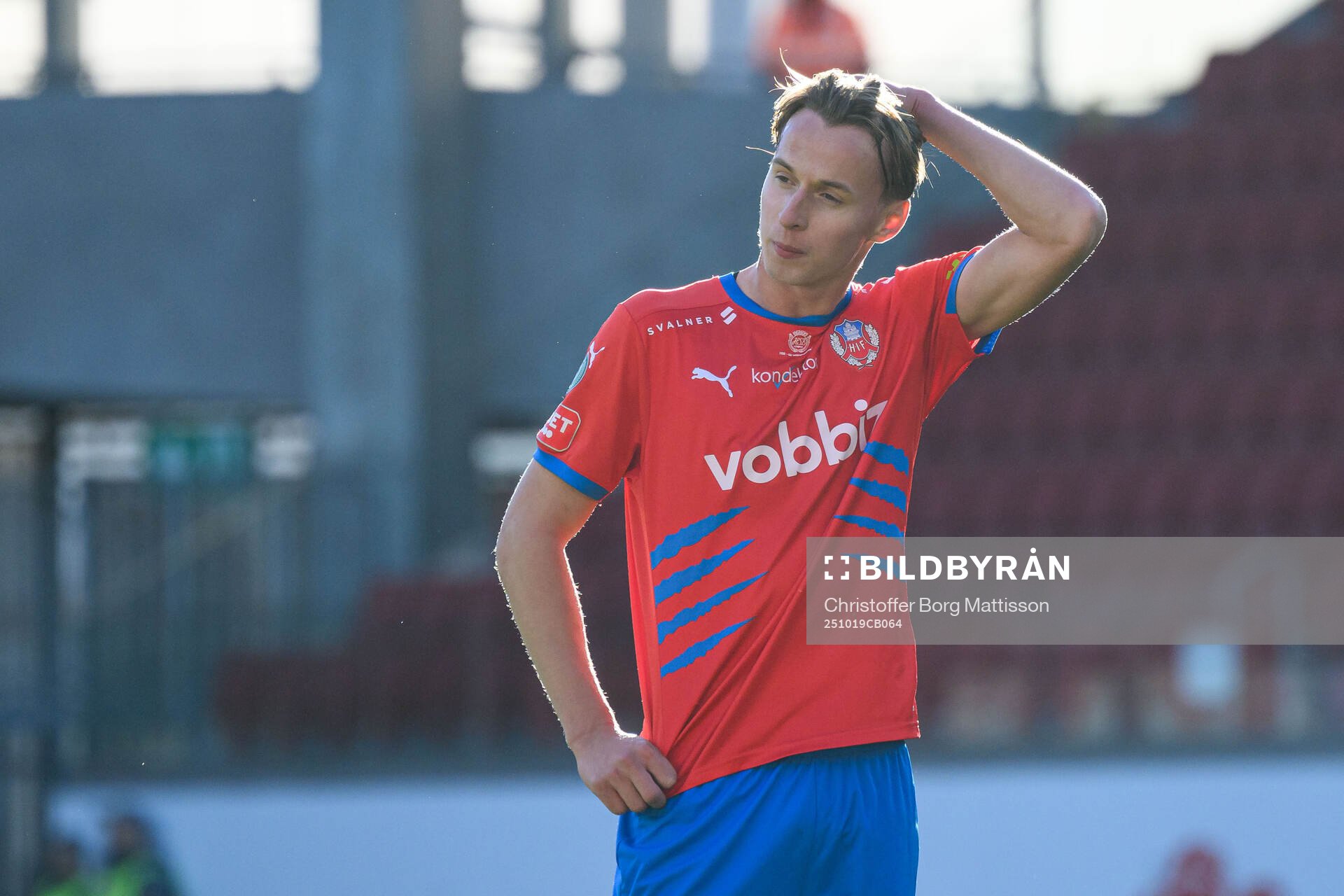 Helsingborgs Lukas Kjellnäs deppar
