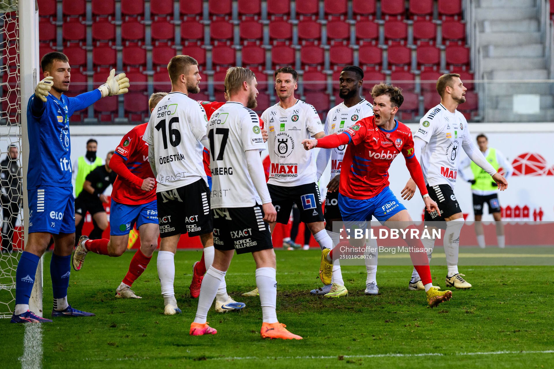 Helsingborgs Alexander Johansson jublar