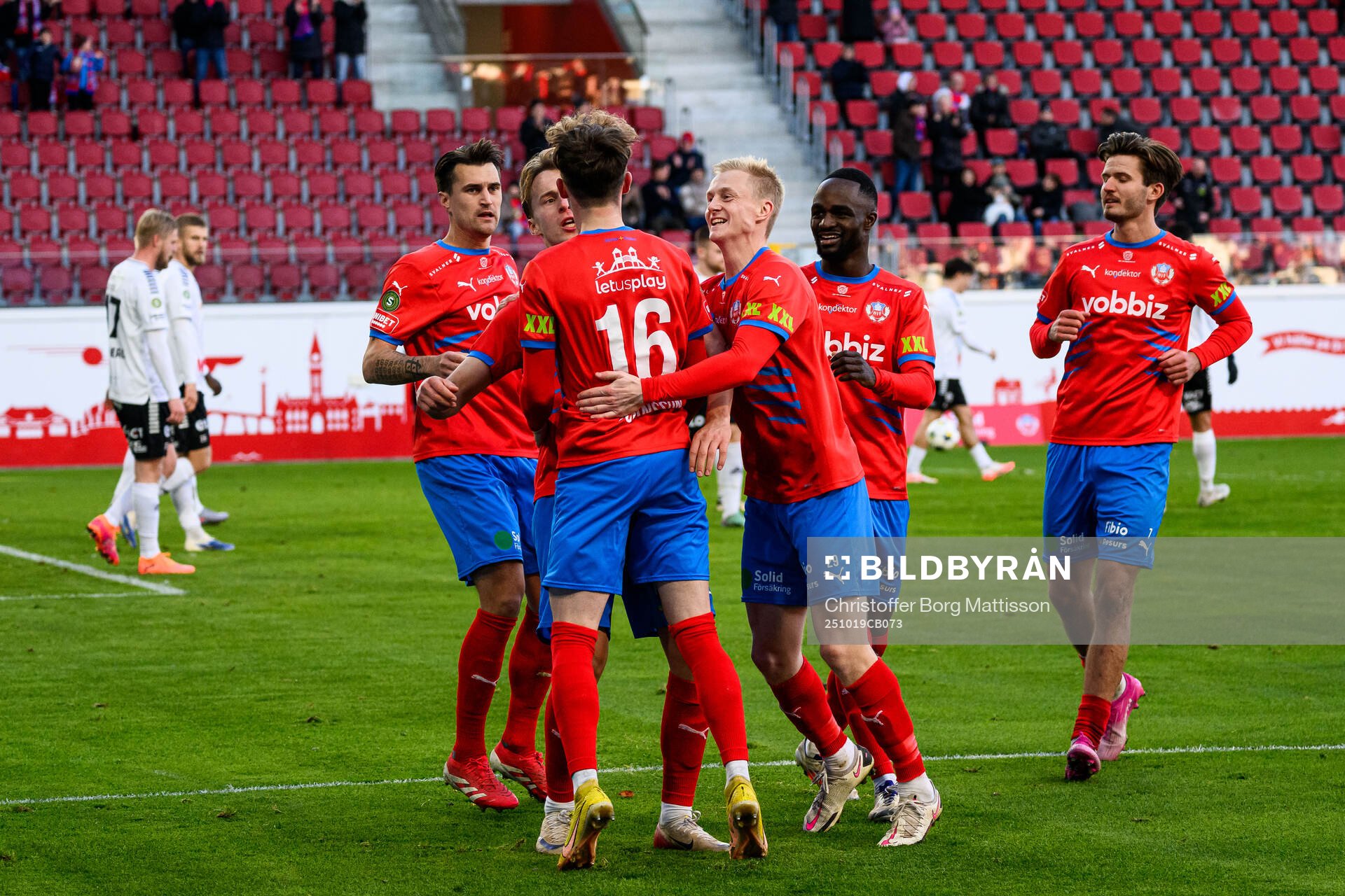 Helsingborgs Alexander Johansson jublar
