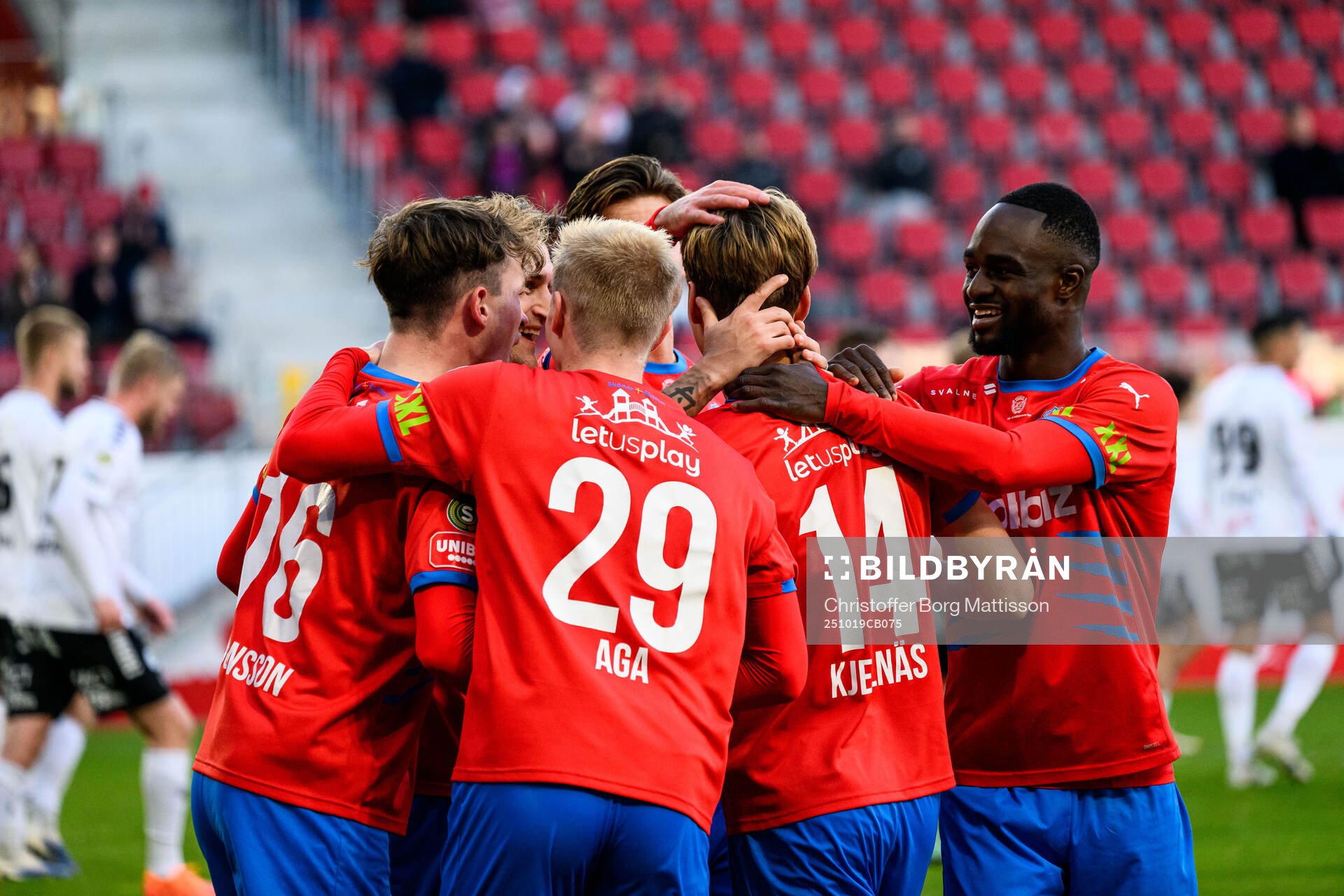 Helsingborgs Alexander Johansson jublar