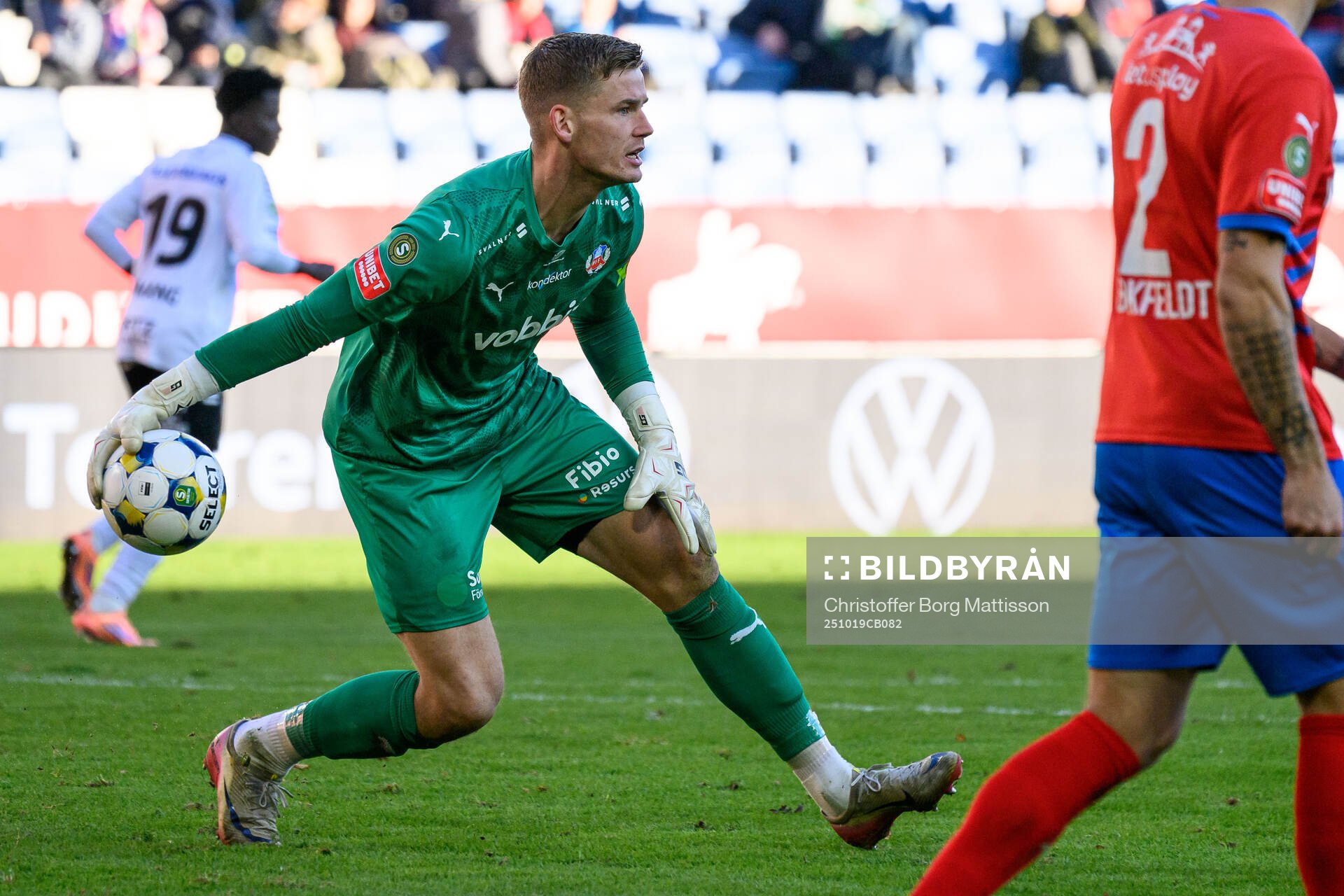 Helsingborgs målvakt Johan Brattberg