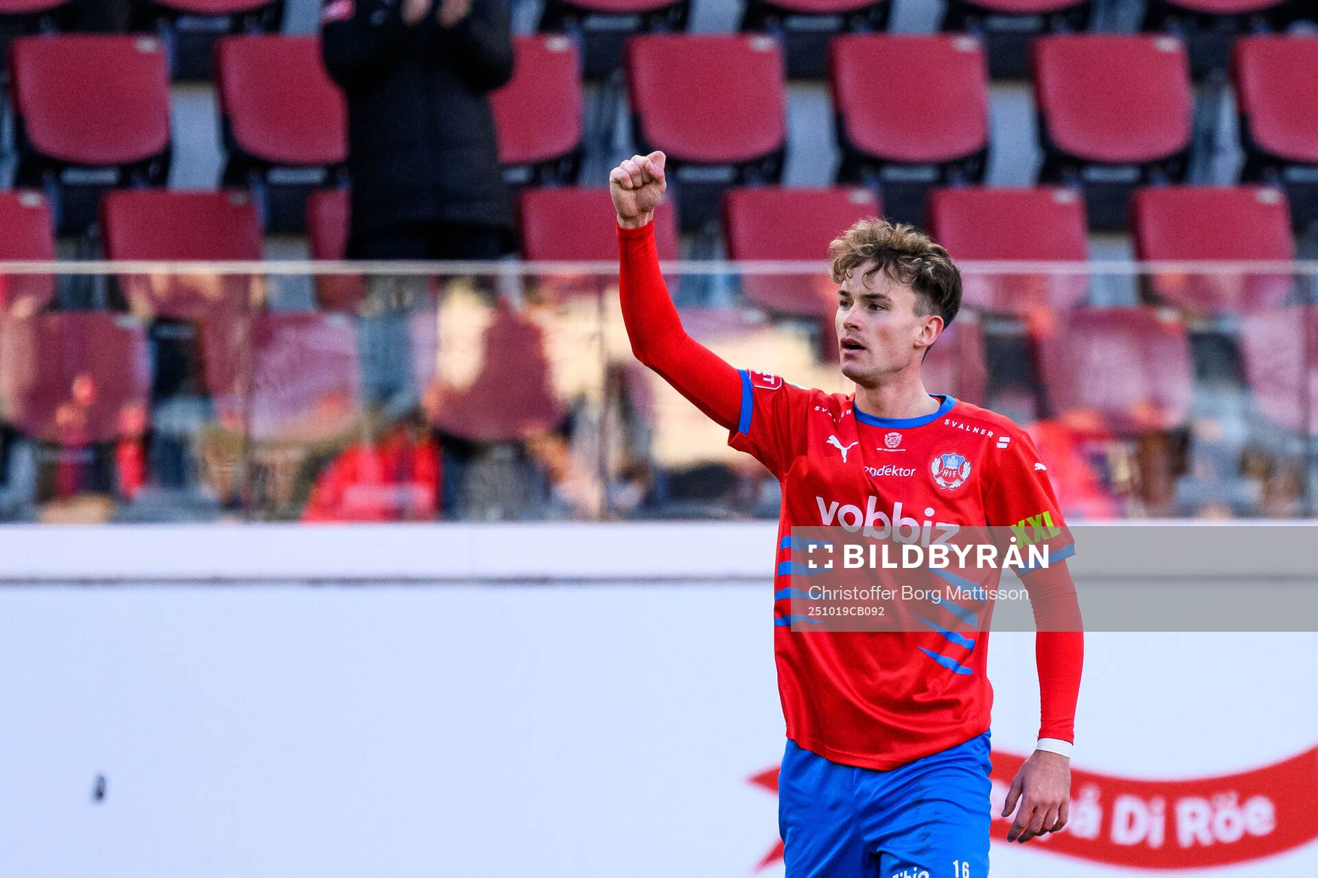 Helsingborgs Alexander Johansson jublar