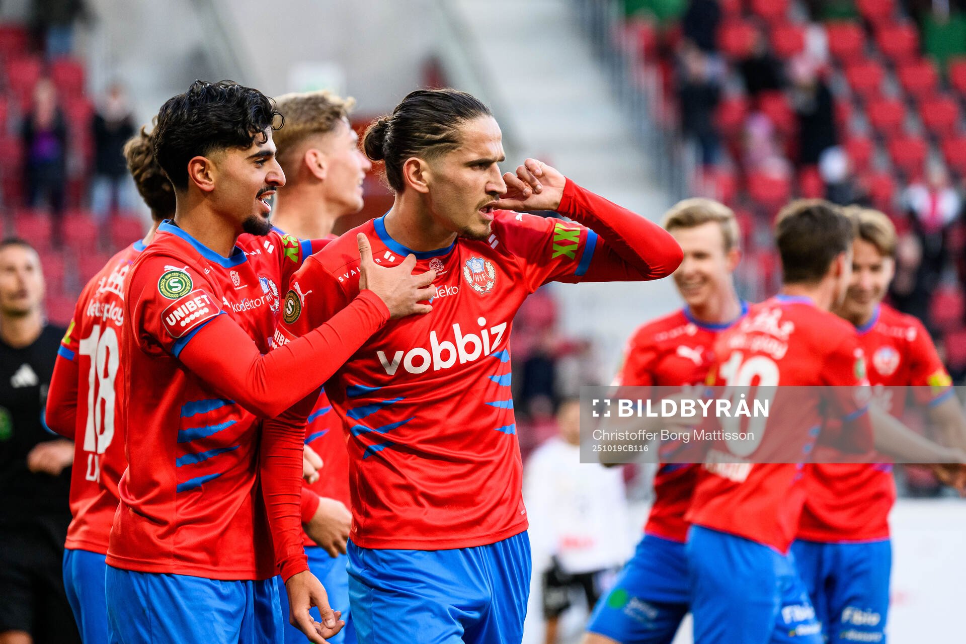 Helsingborgs Ervin Gigovic jublar