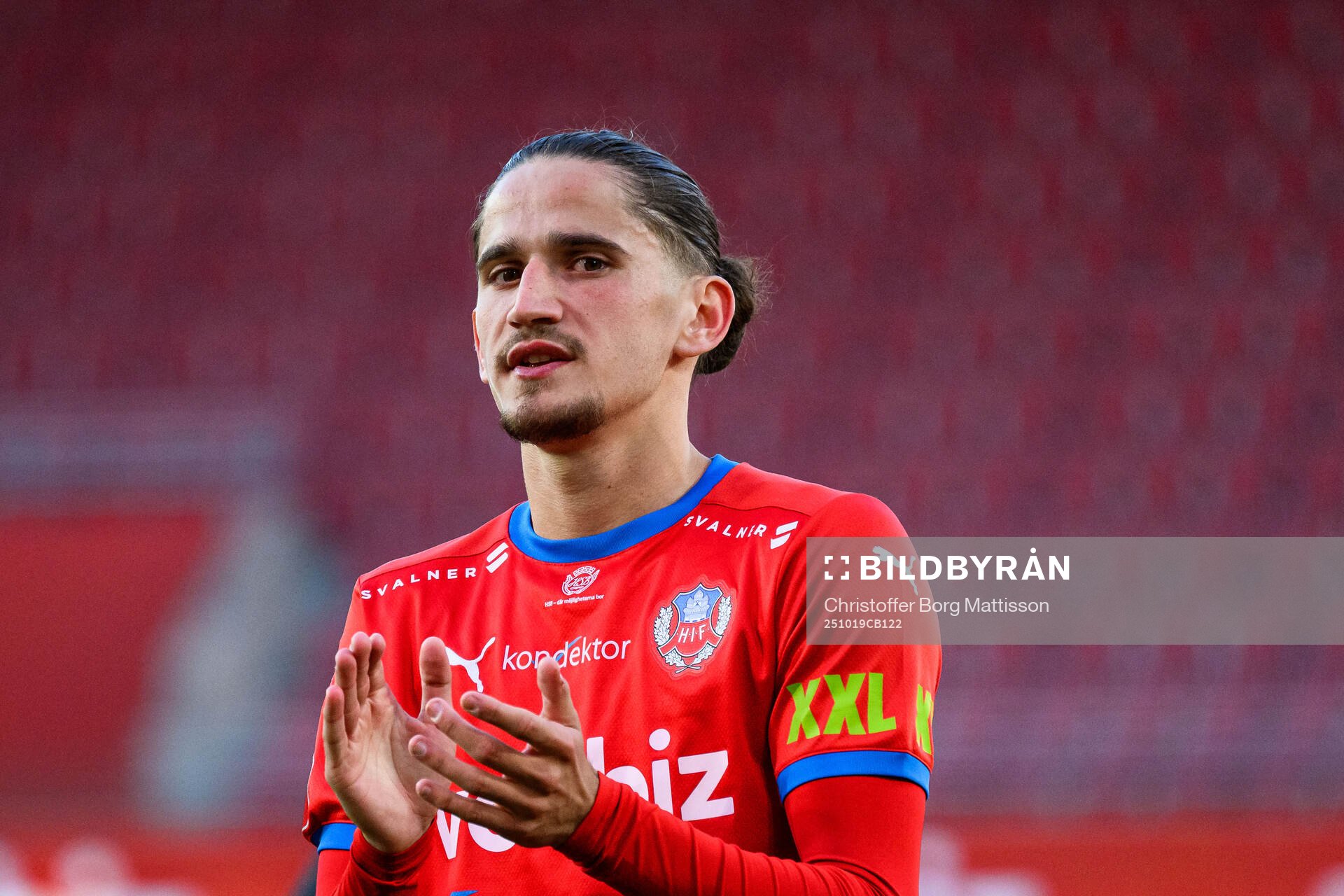 Helsingborgs Ervin Gigovic jublar