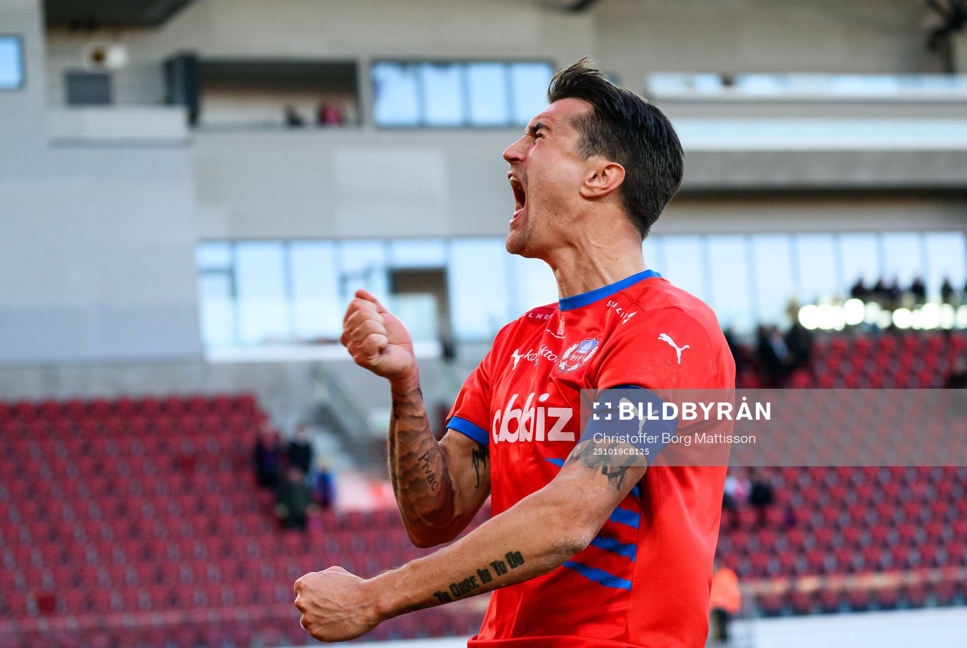 Helsingborgs Jon Birkfeldt jublar