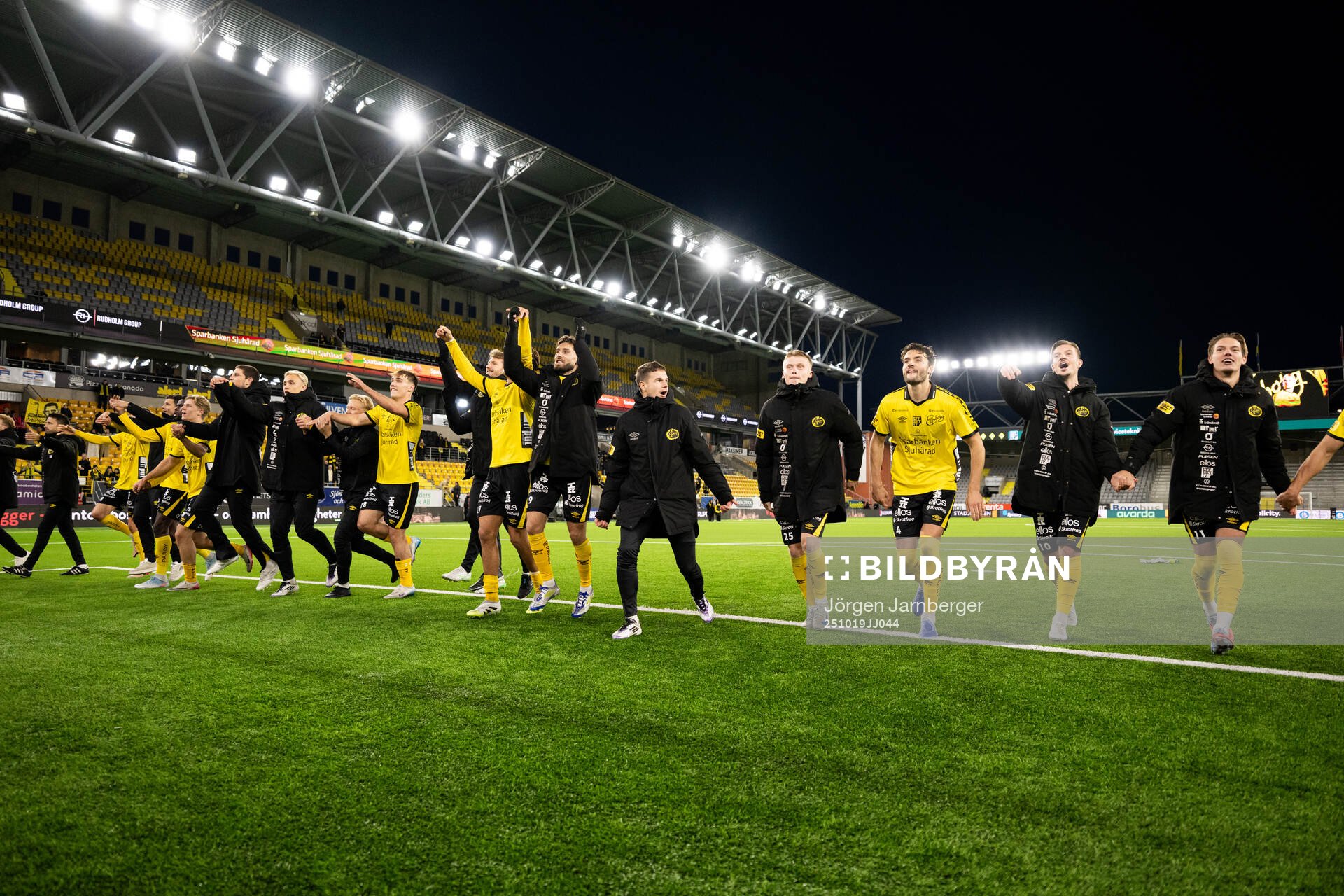 Elfsborgs spelare jublar