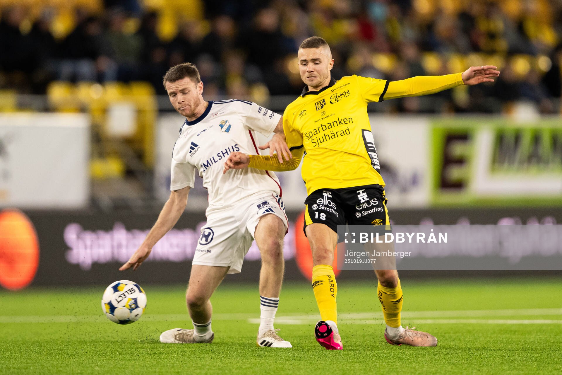 Östers Daniel Ljung och Elfsborgs Julius Magnusson