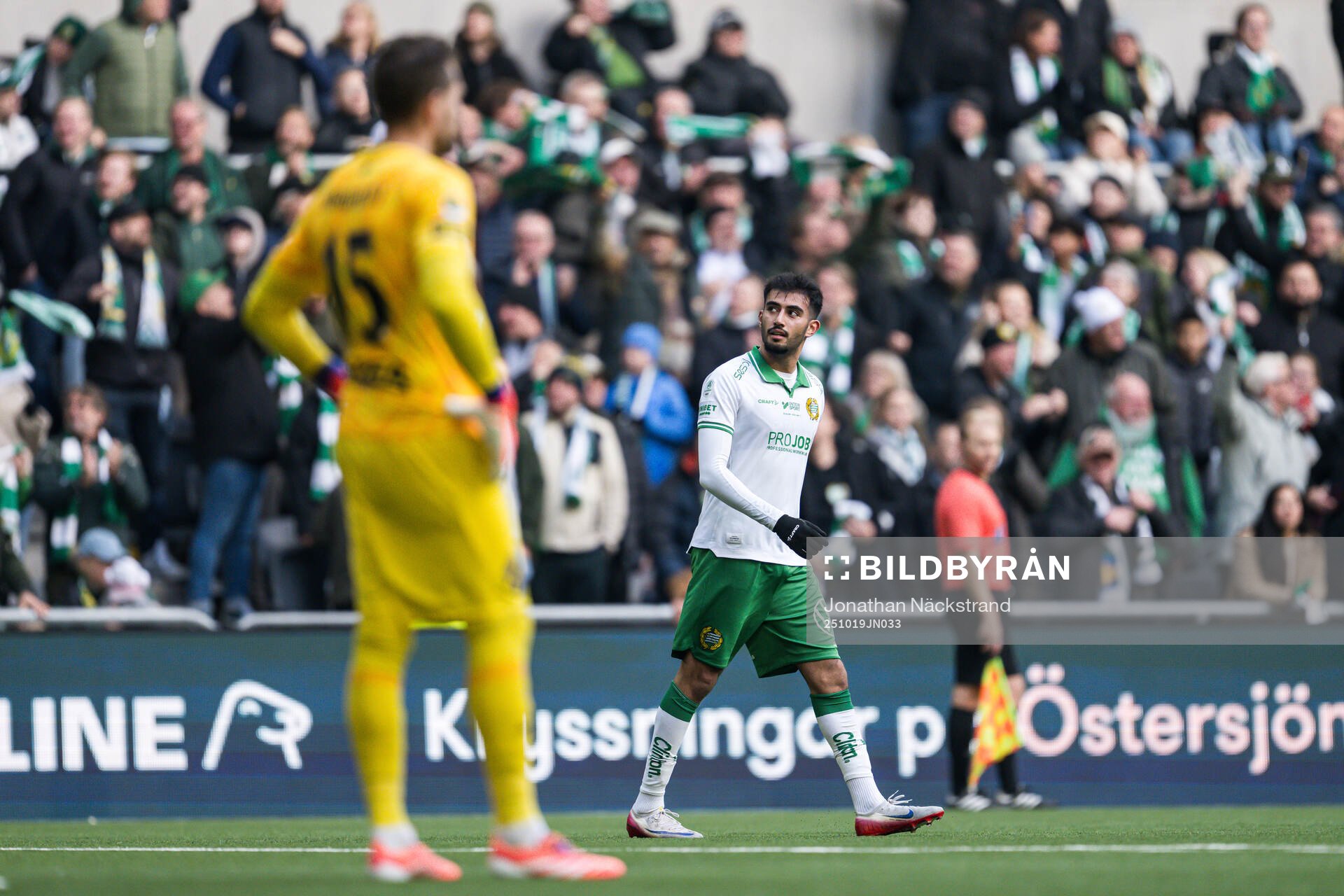 Hammarbys Montader Madjed och AIKs målvakt målvakt