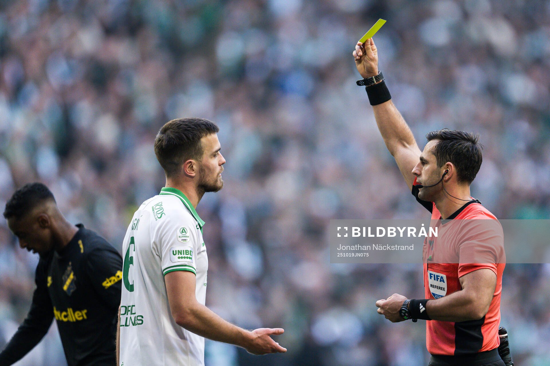 Hammarbys Pavle Vagic varnas av domare Granit Maqedonci