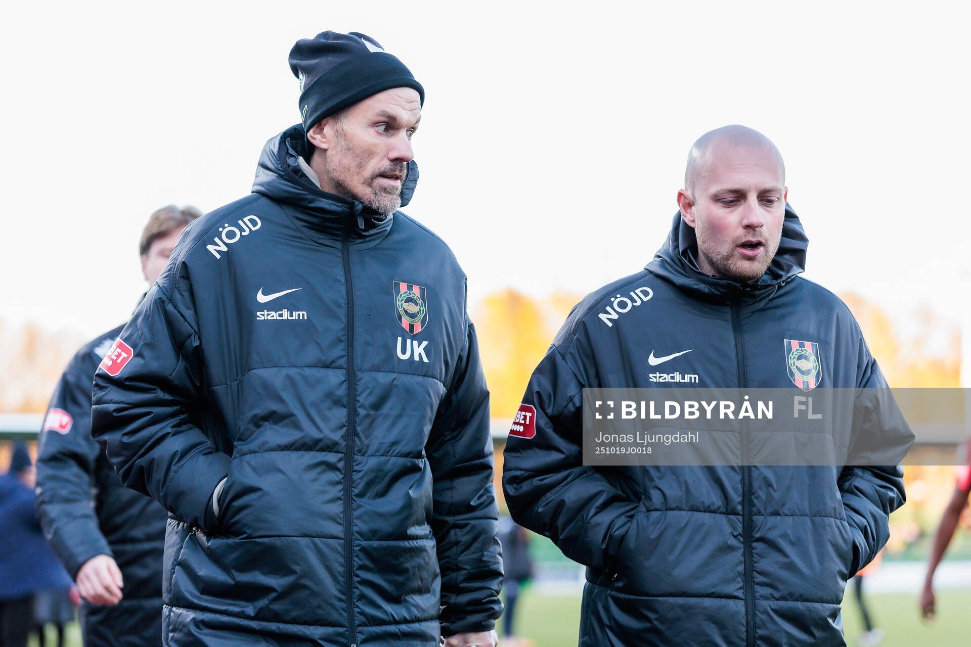 Brommapojkarnas huvudtränare Ulf Kristiansson och