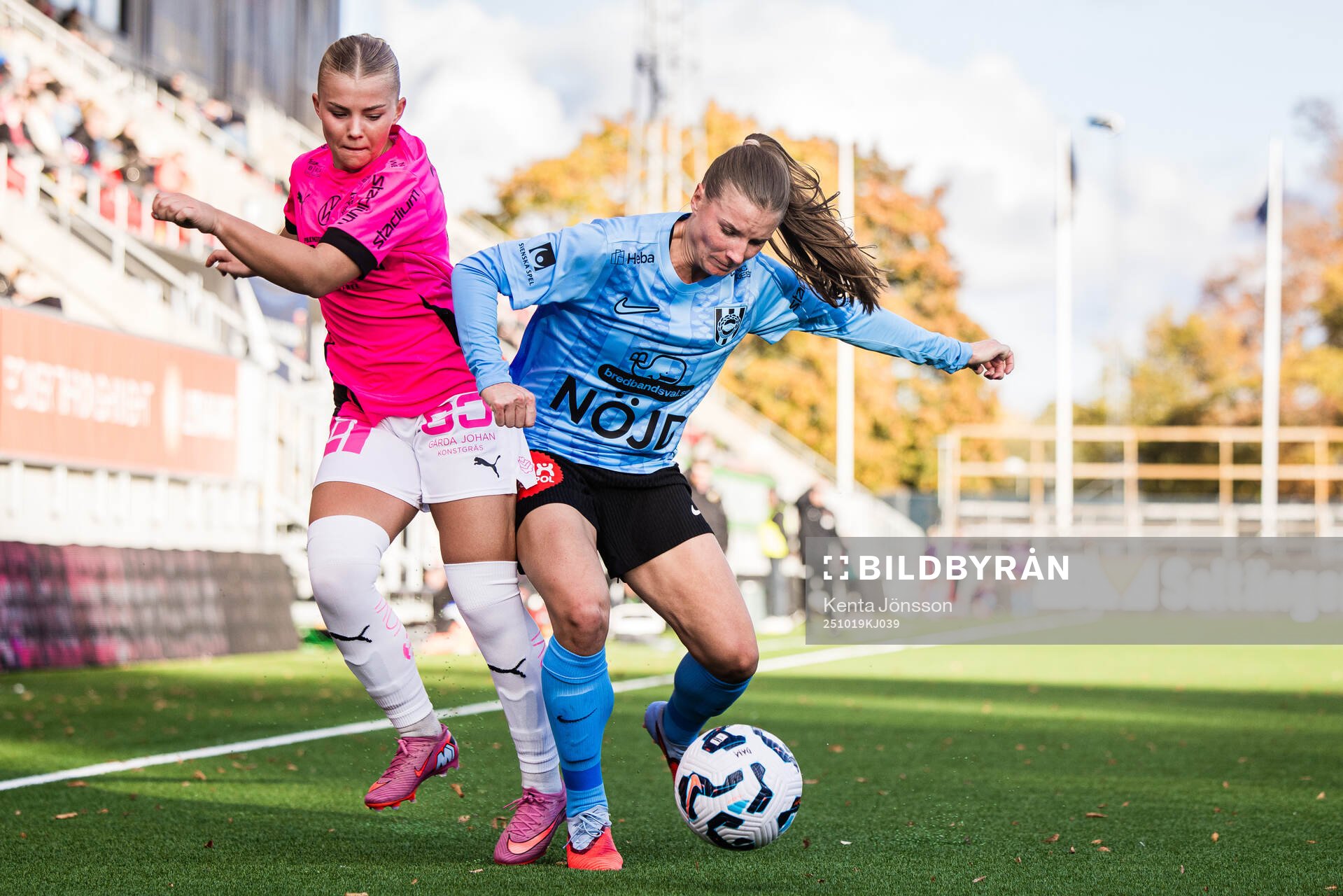 Häckens Matilda Nildén och Brommapojkarnas Louise