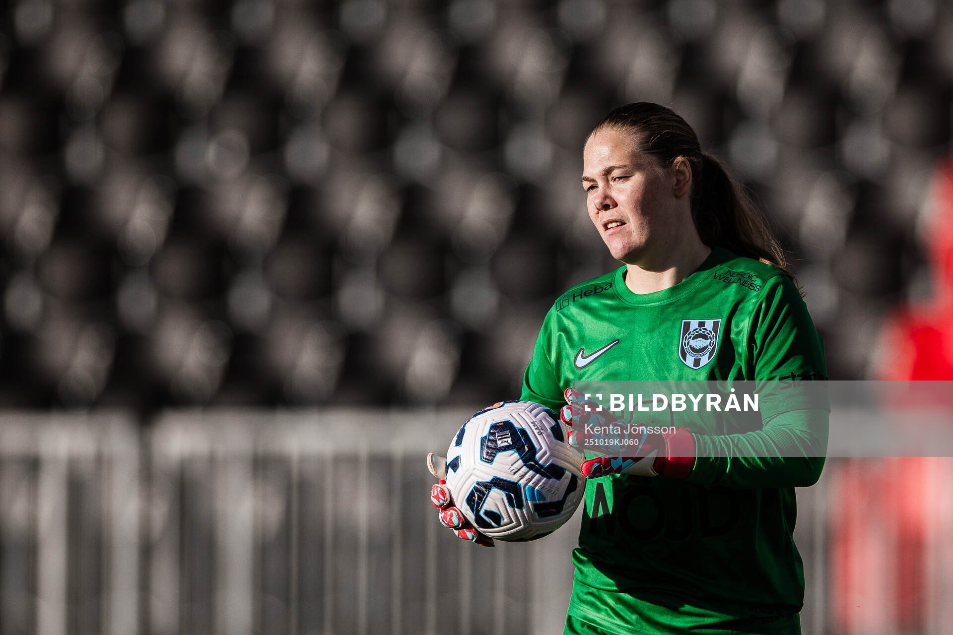 Brommapojkarnas målvakt Emilia Johansson