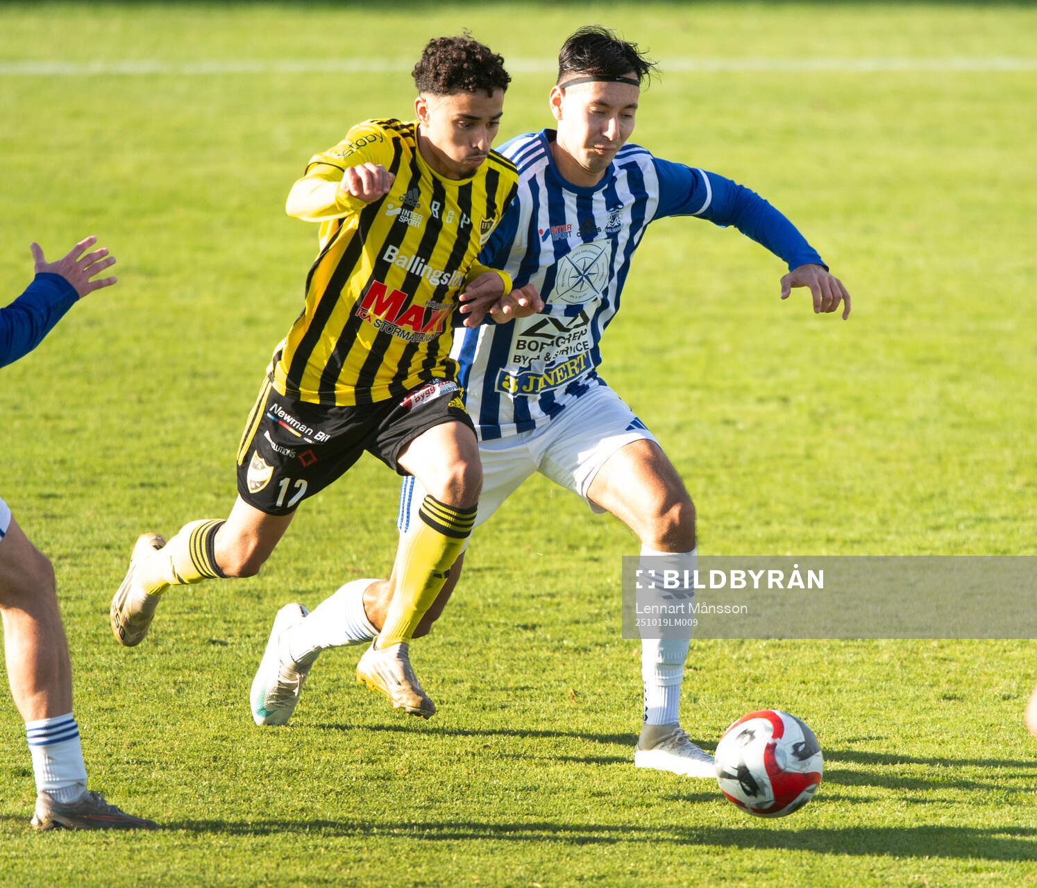 IFK Hässleholms Zidane Sala flyger fram i matchen i