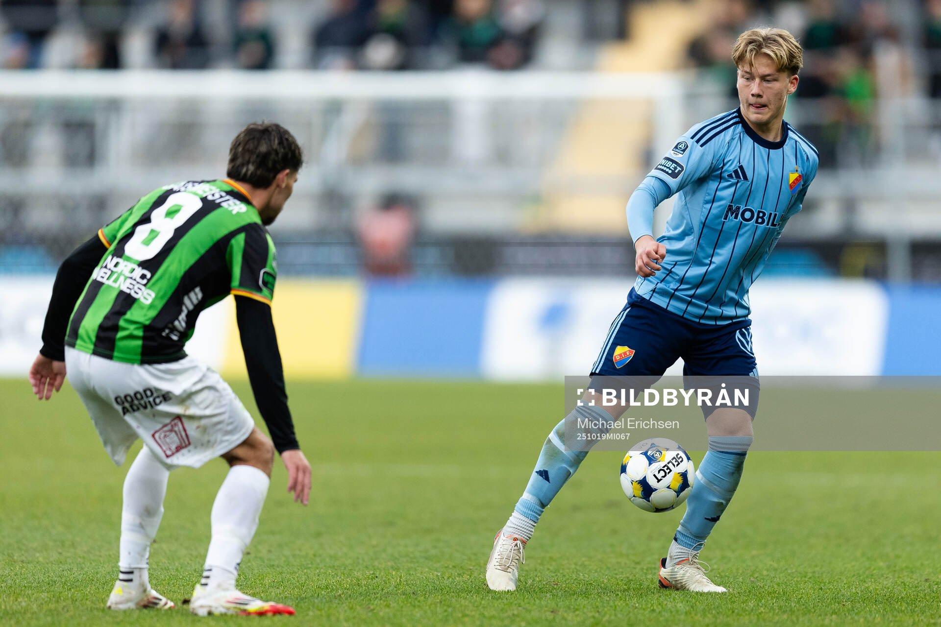 GAIS William Milovanovic och Djurgårdens Matias Siltanen